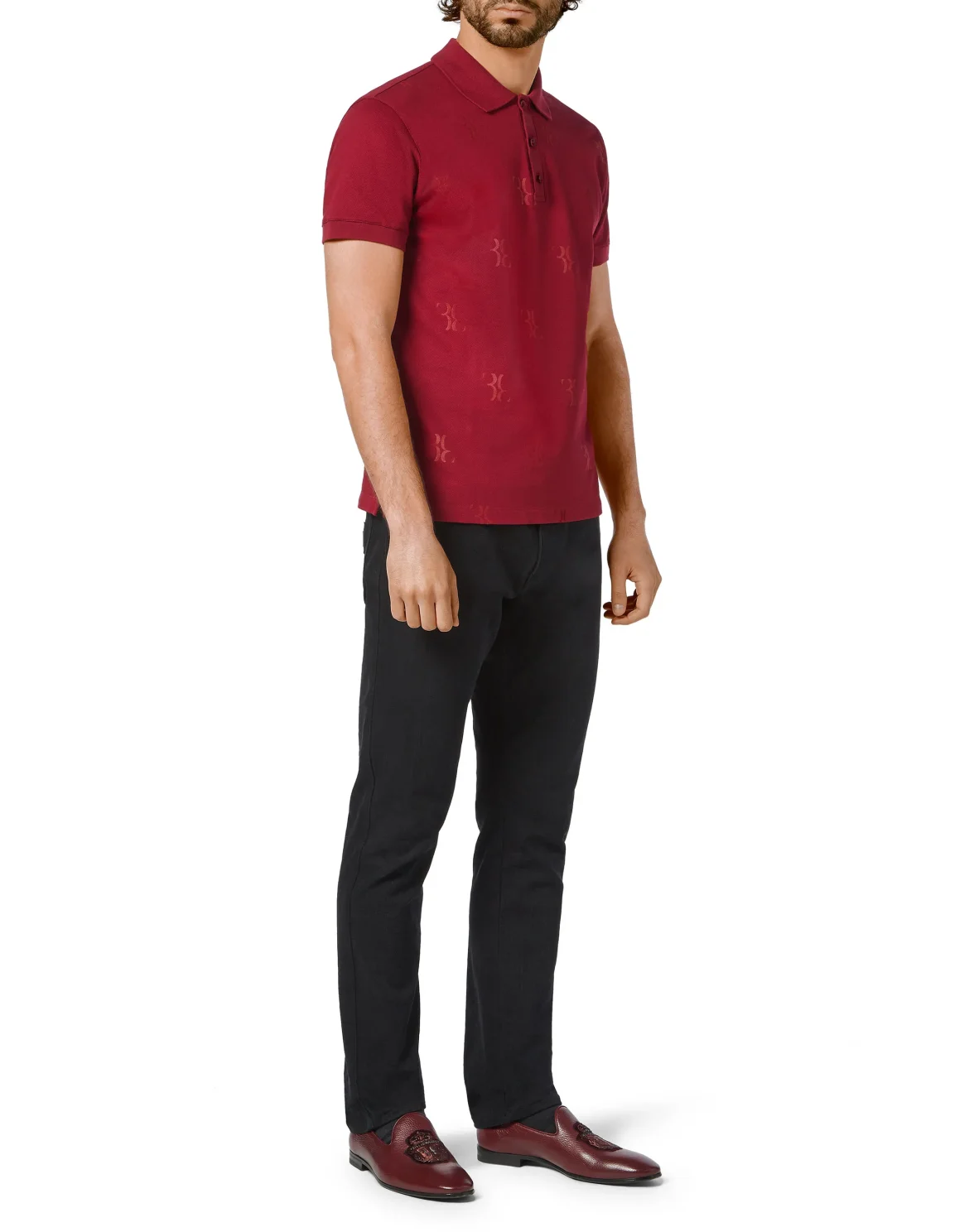 Polo shirt SS All over BB, цвет: Красный