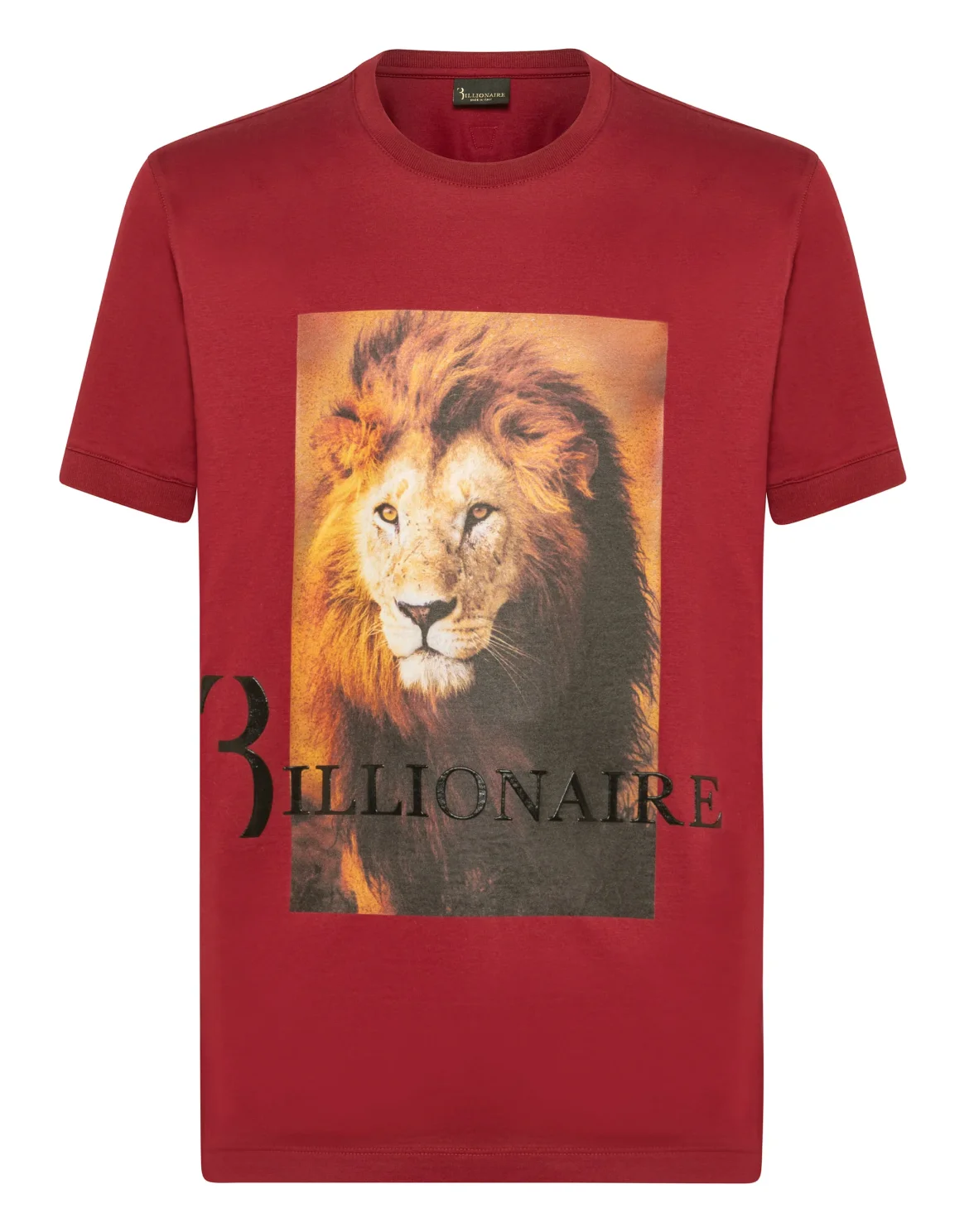 T-shirt Round Neck SS Lion, цвет: Красный