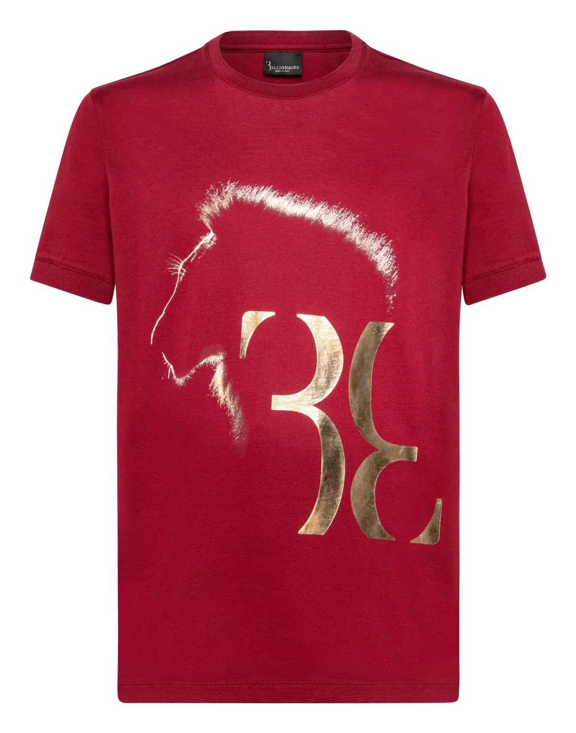 T-shirt Round Neck SS Lion, цвет: Красный
