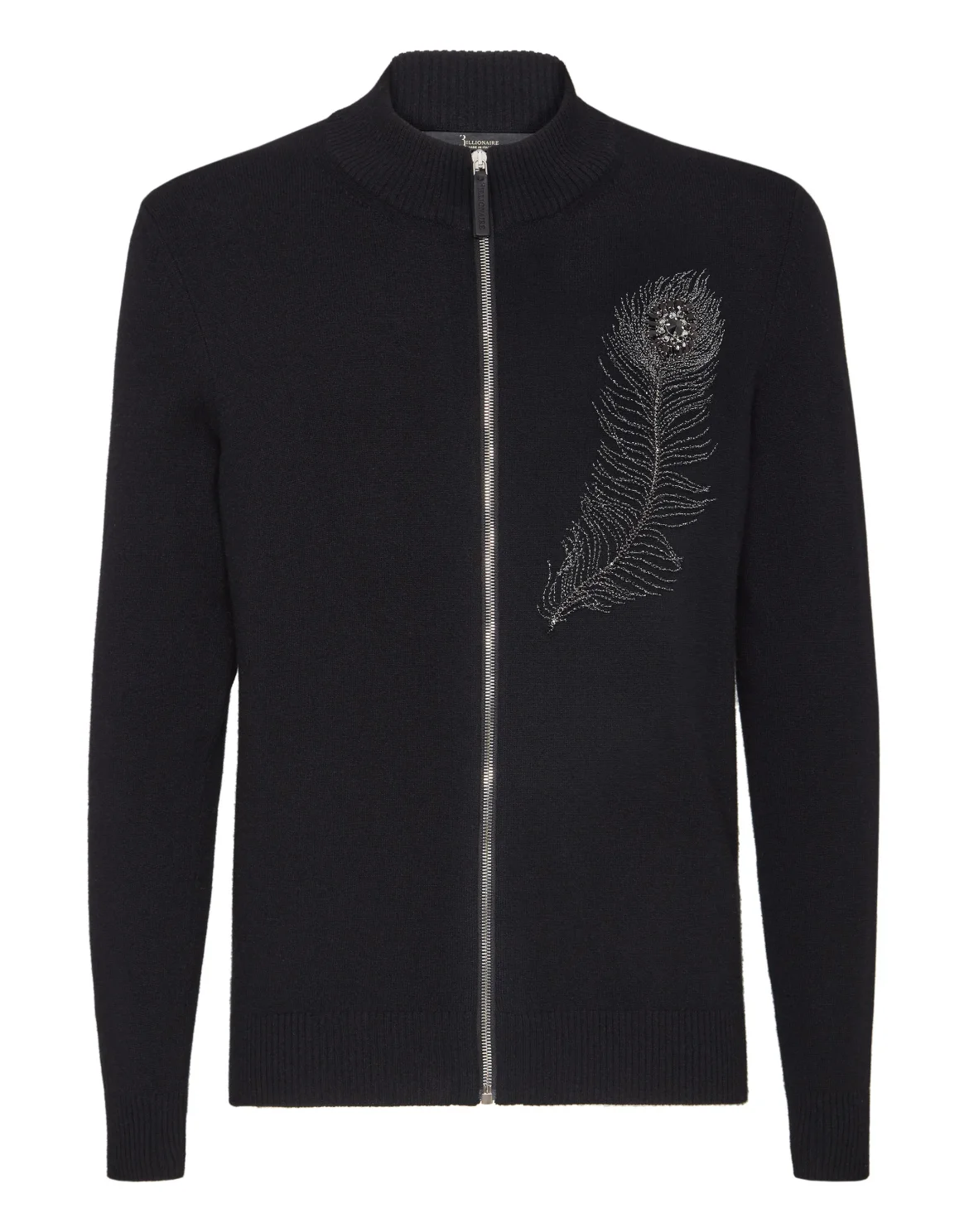 Pullover full zip Feathers, цвет: Черный