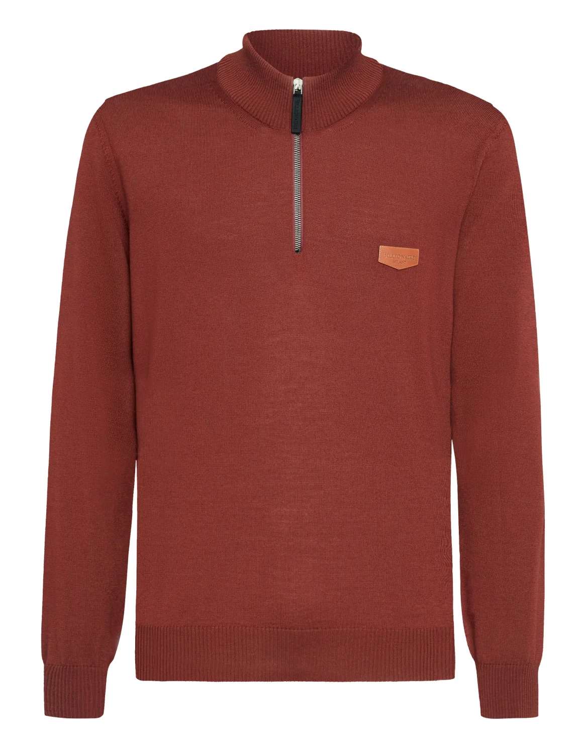 Pullover zip mock Istitutional, цвет: Коричневый