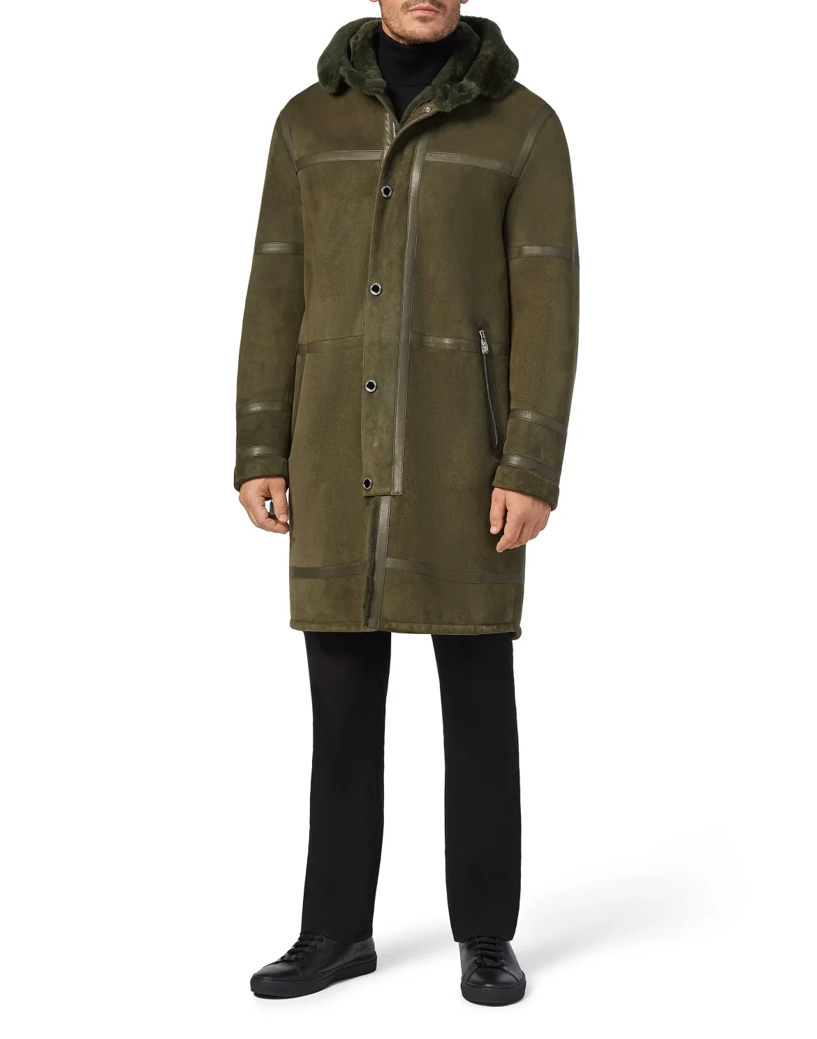 Leather Parka Istitutional, цвет: Камуфляж