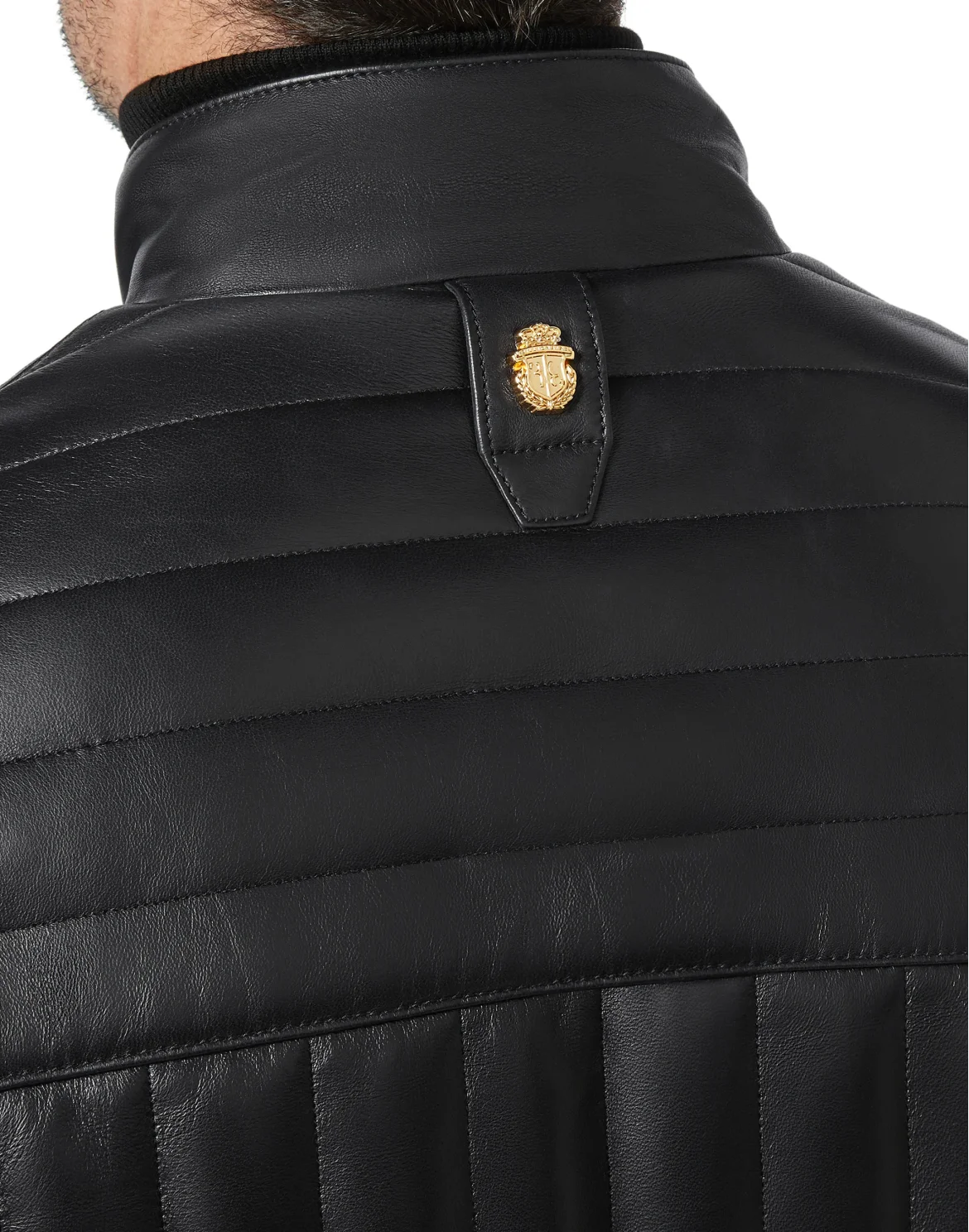 Leather Jacket Istitutional, цвет: Черный