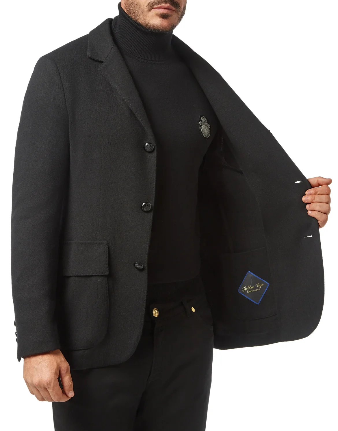 Blazer Super Slim Fit Baroque, цвет: Черный