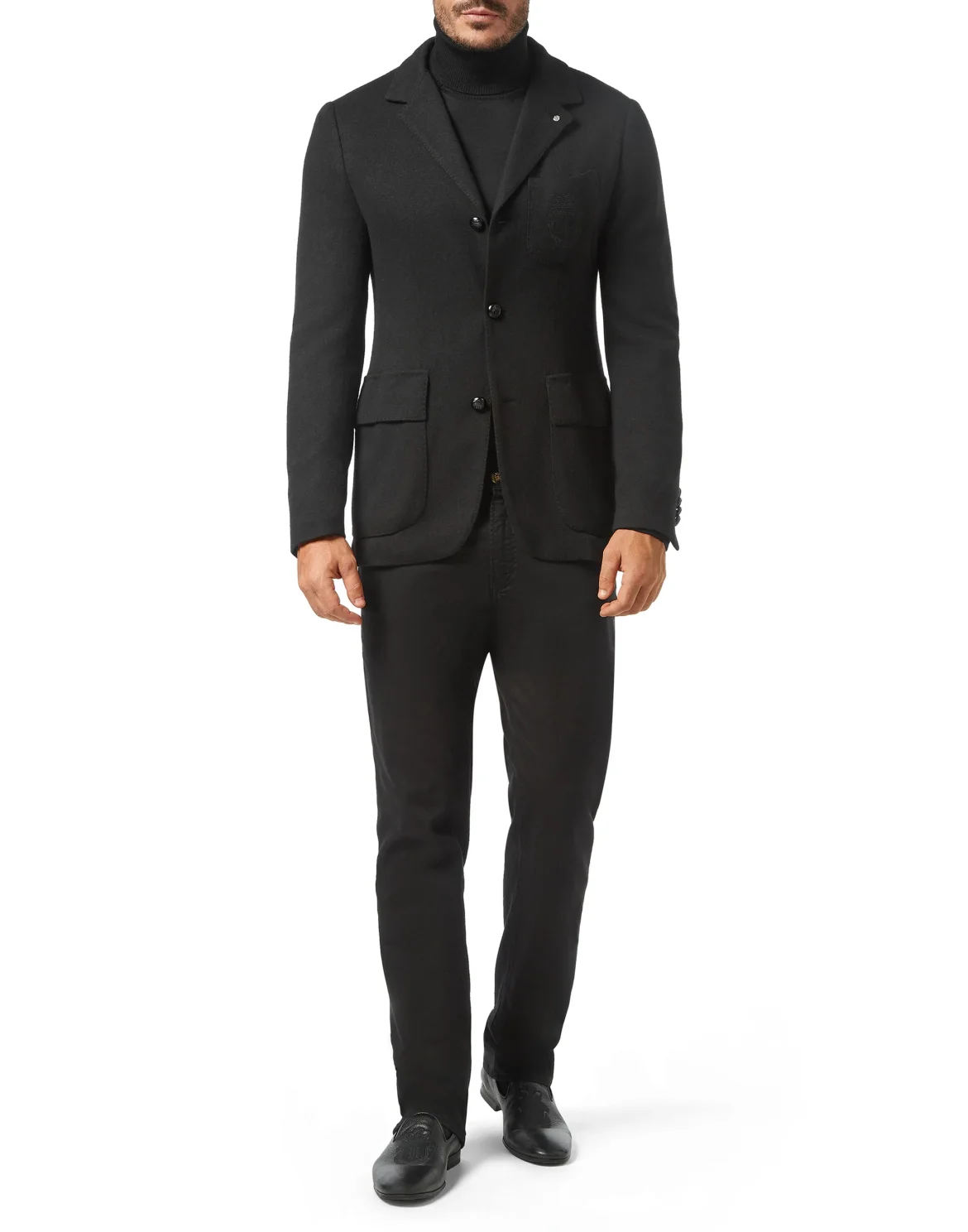 Blazer Super Slim Fit Baroque, цвет: Черный