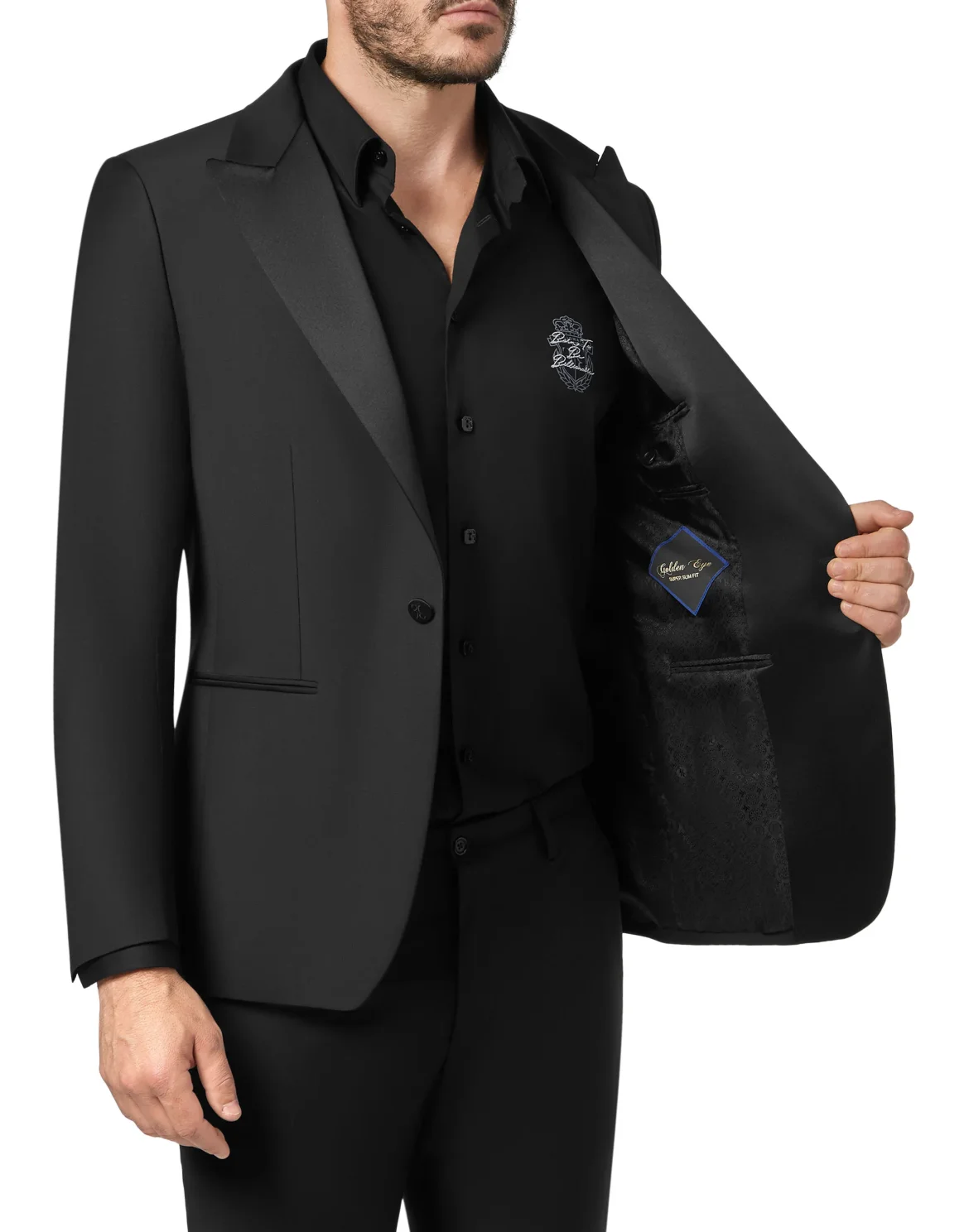 Blazer Super Slim Fit Elegant, цвет: Черный
