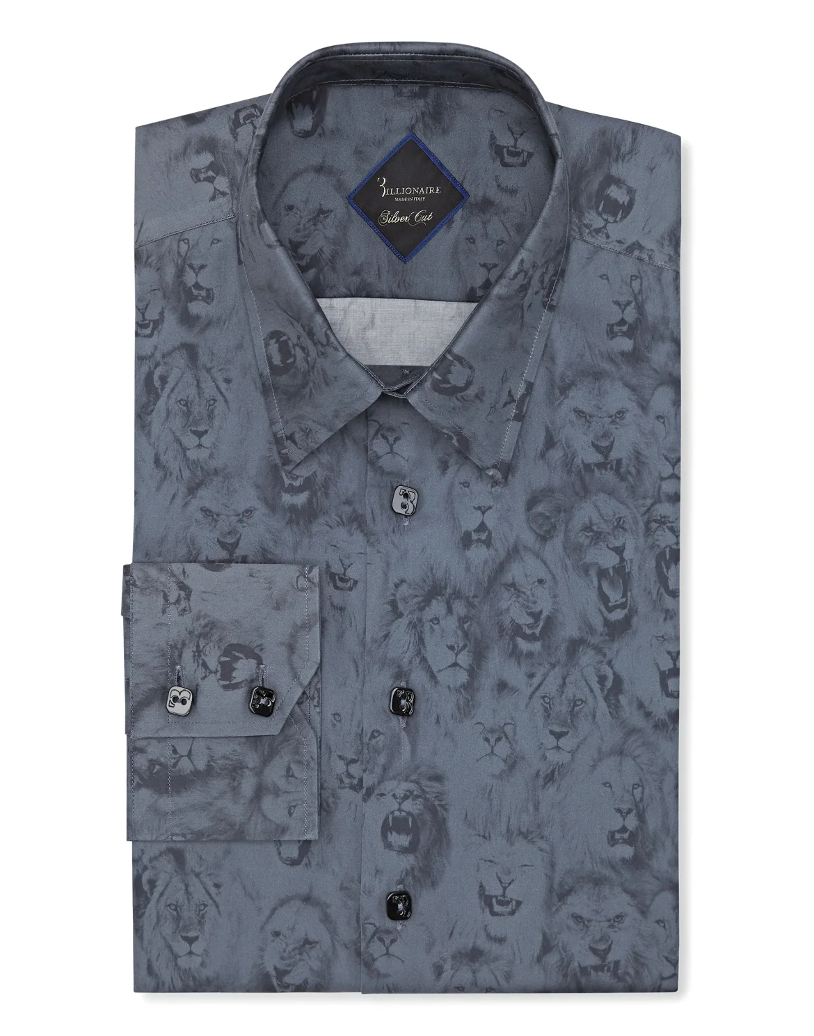Shirt Gold Cut LS/Flavio Lion, цвет: Черный