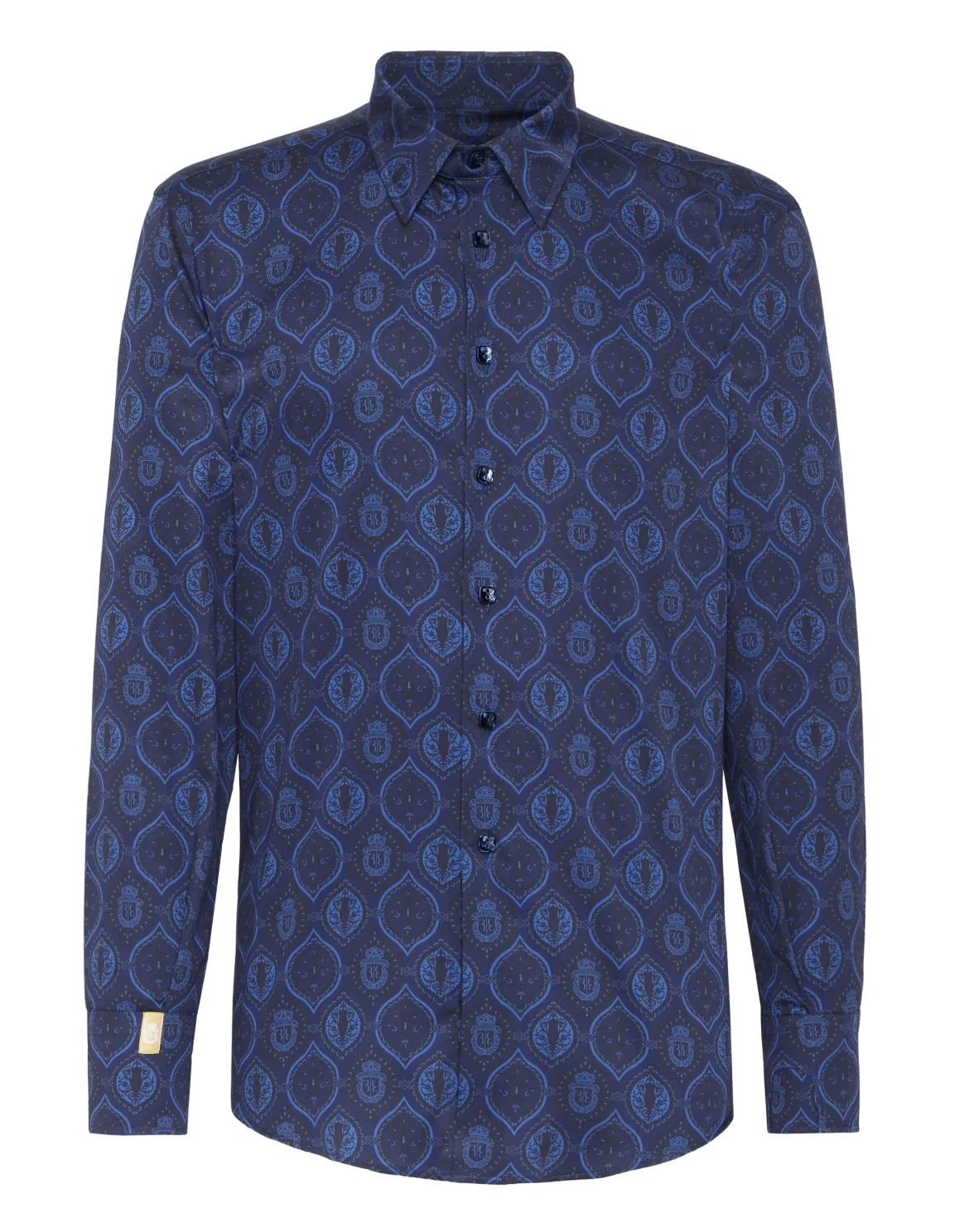 Shirt Gold Cut LS/Flavio Baroque, цвет: Синий