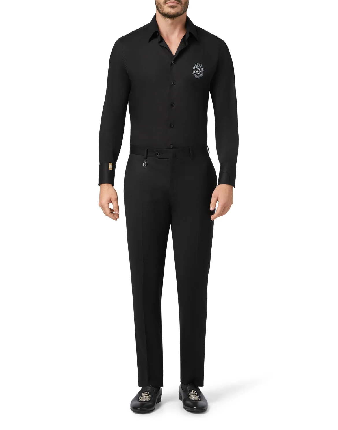 Slim Trousers Crest, цвет: Черный