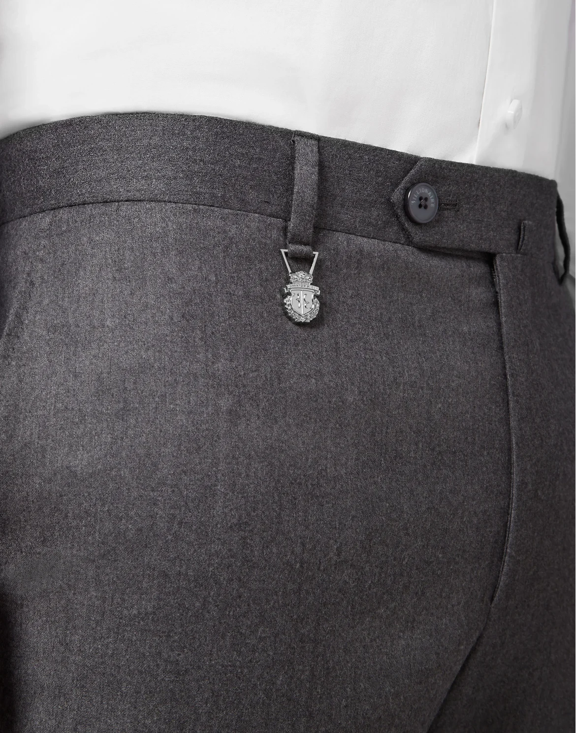 Slim Trousers Crest, цвет: Серый