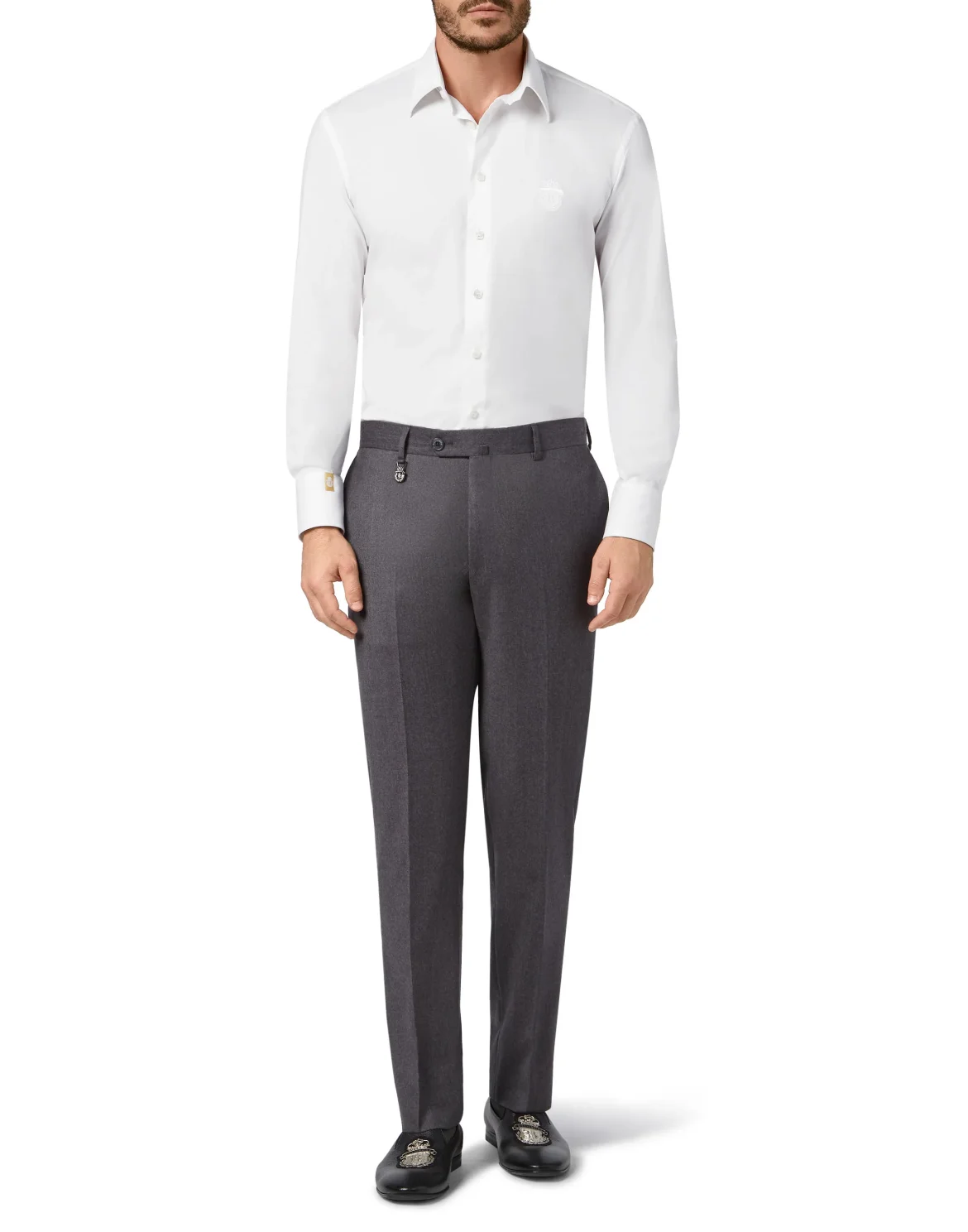 Slim Trousers Crest, цвет: Серый