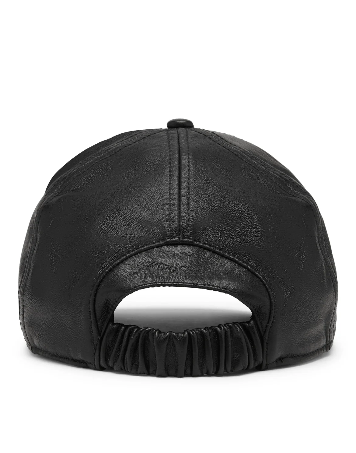 Leather Baseball Cap Crest, цвет: Черный