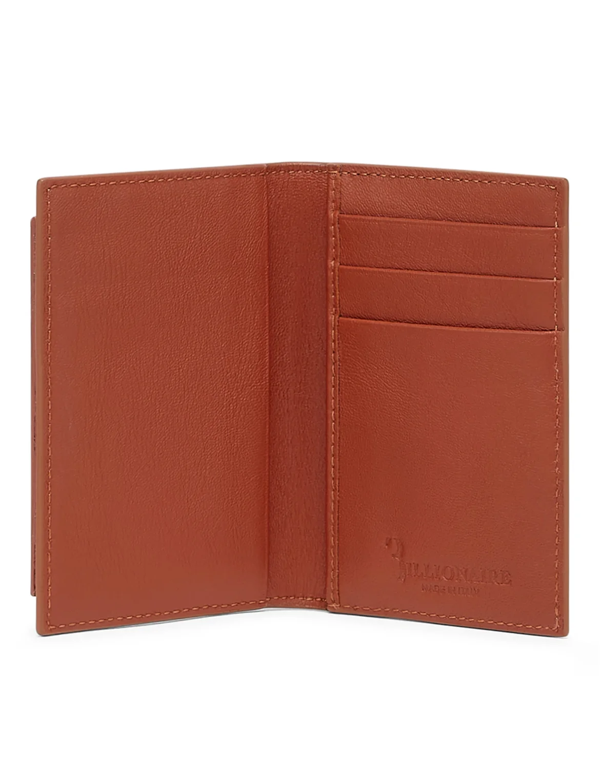 Leather Credit Cards Holder Crest, цвет: Коричневый