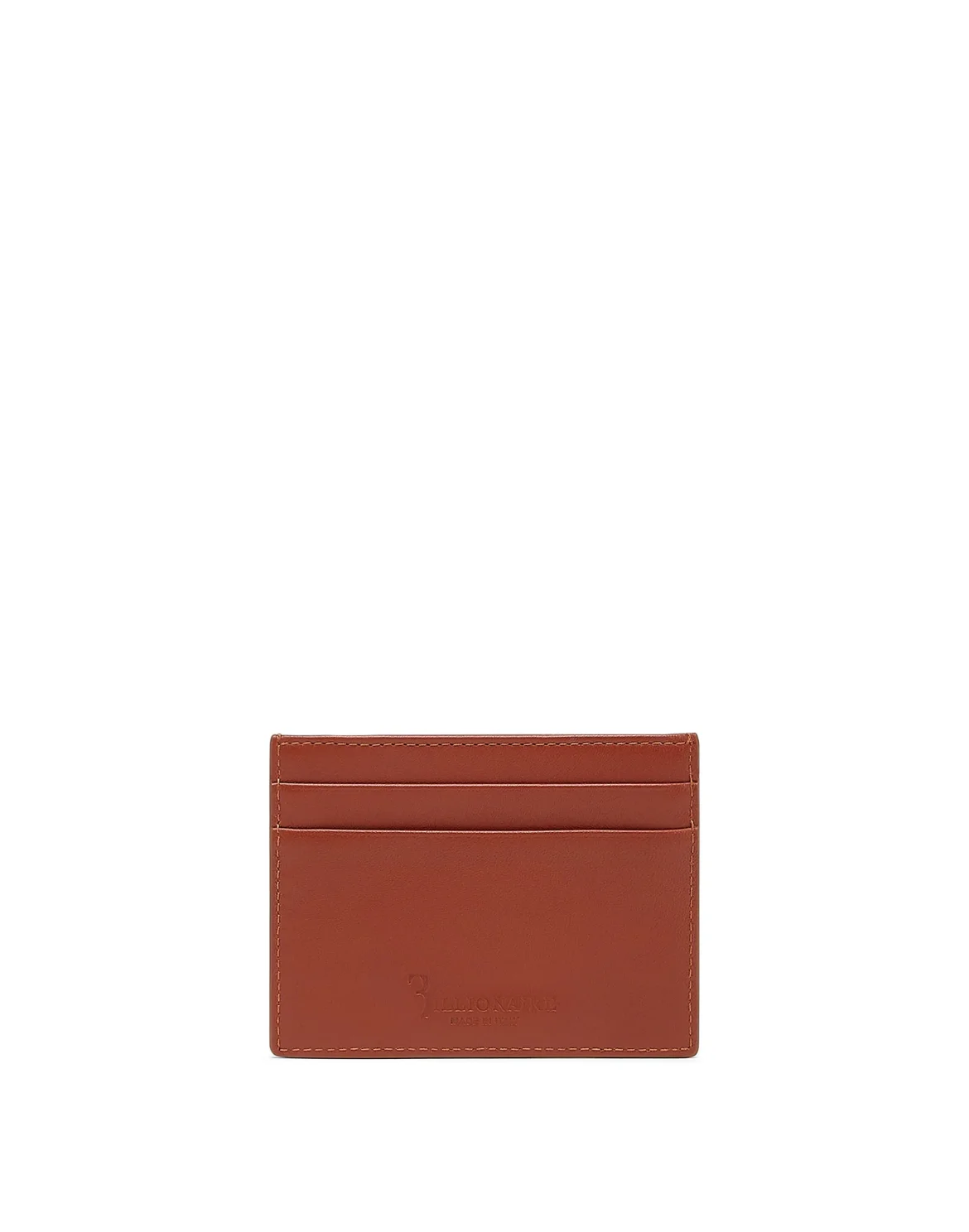 Leather Credit Cards Holder Crest, цвет: Коричневый
