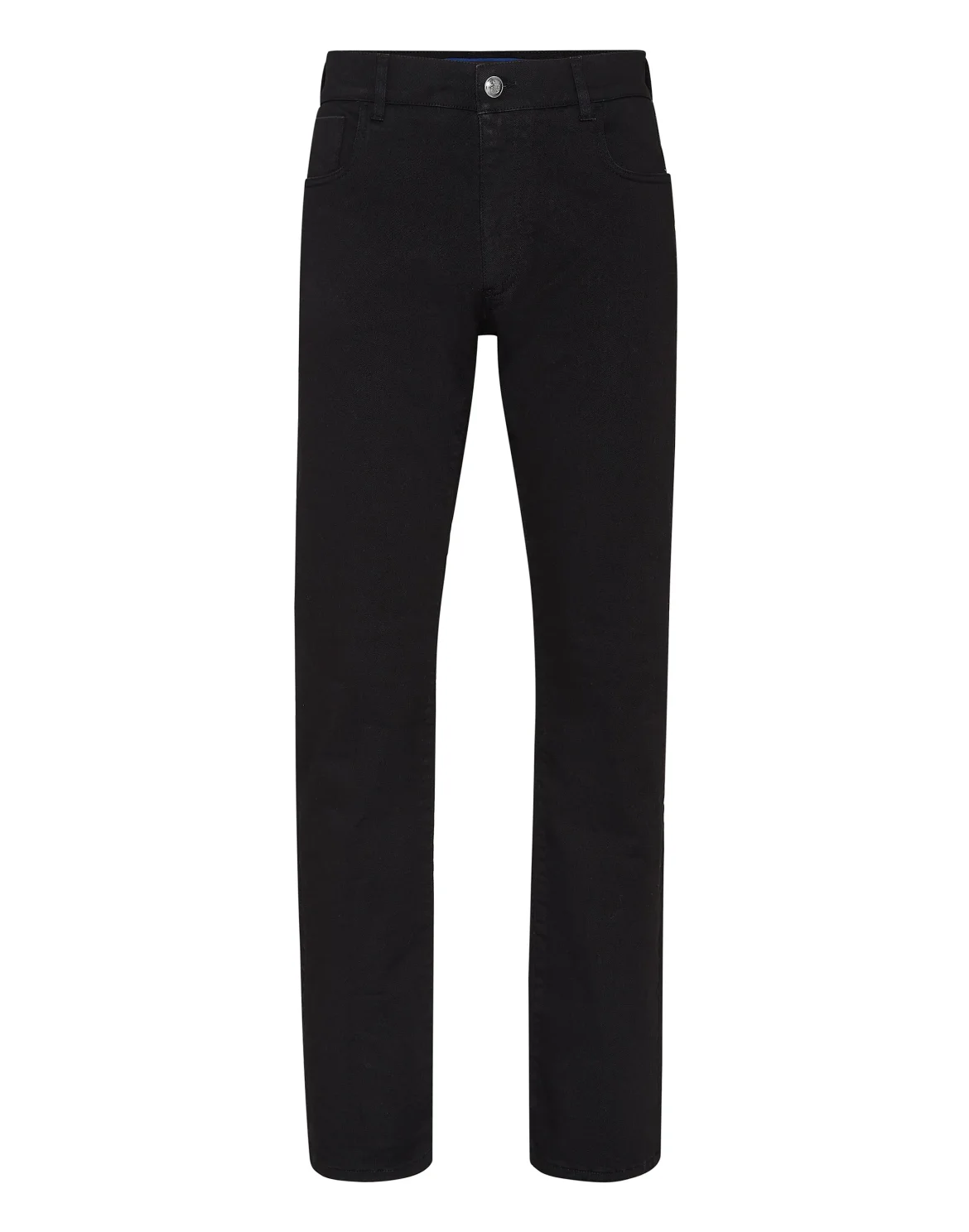 Denim Regular fit elaphe insert Luxury, цвет: Черный
