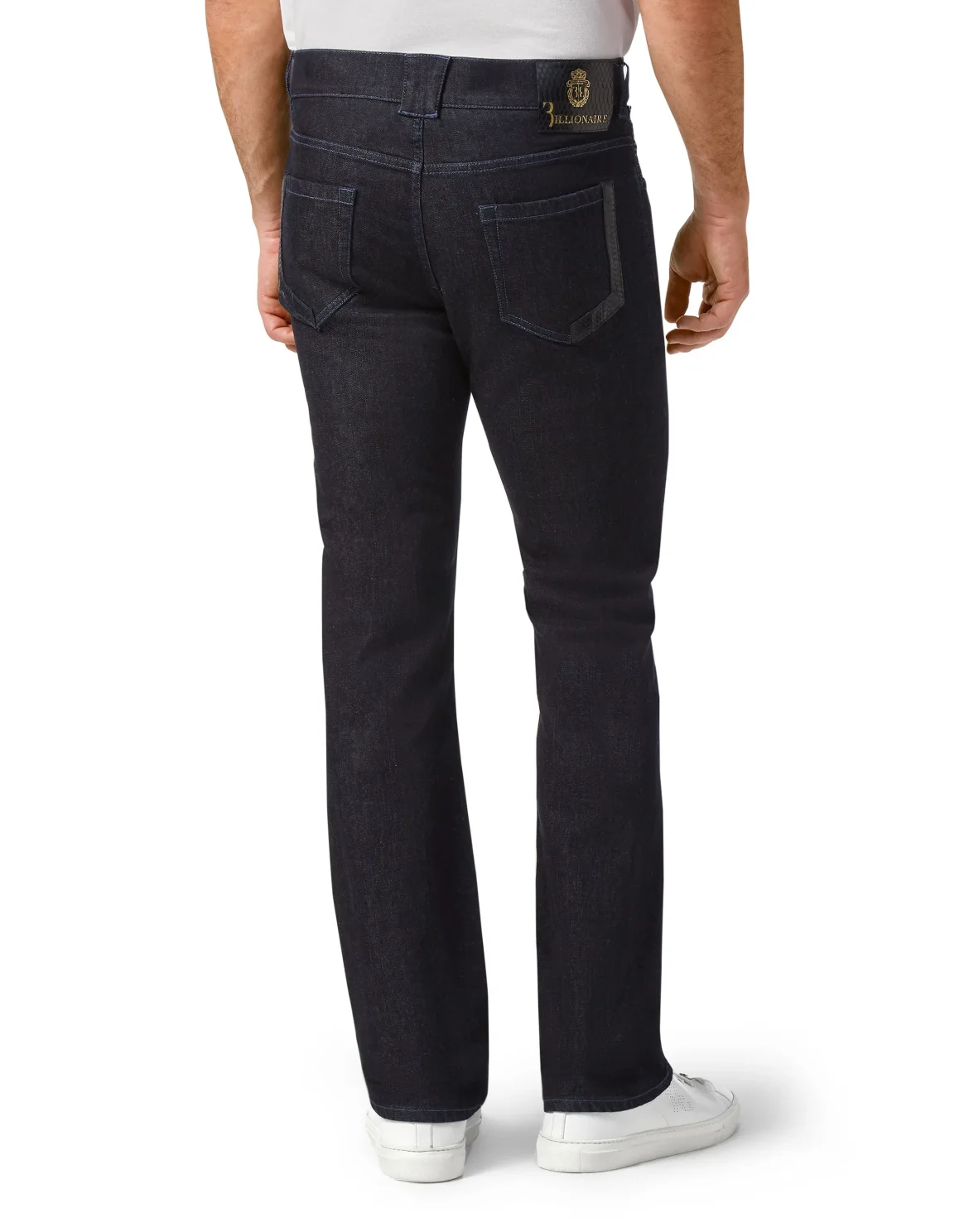 Denim Regular fit elaphe insert Luxury, цвет: Синий