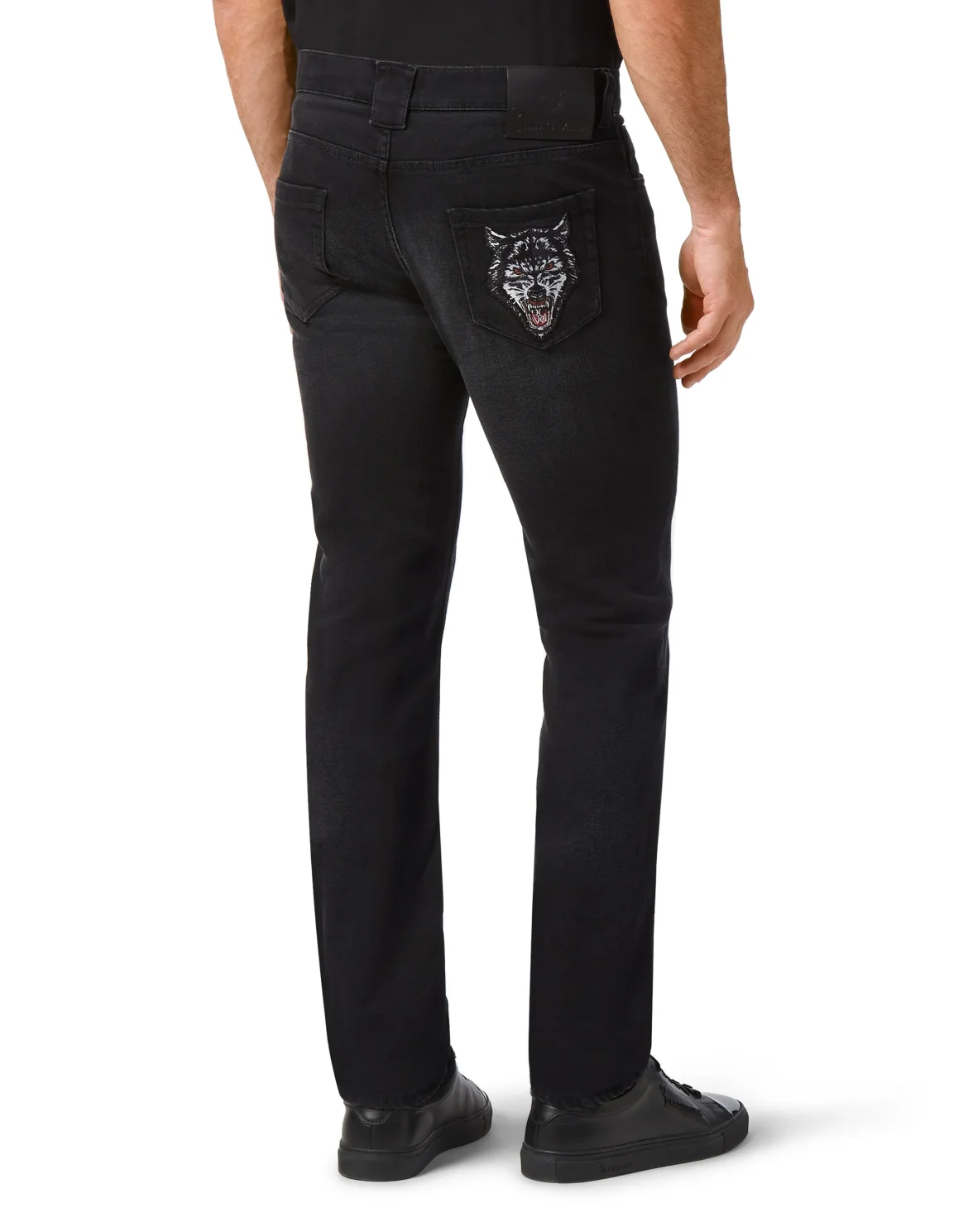 Denim Super Straight Cut Wolf, цвет: Черный