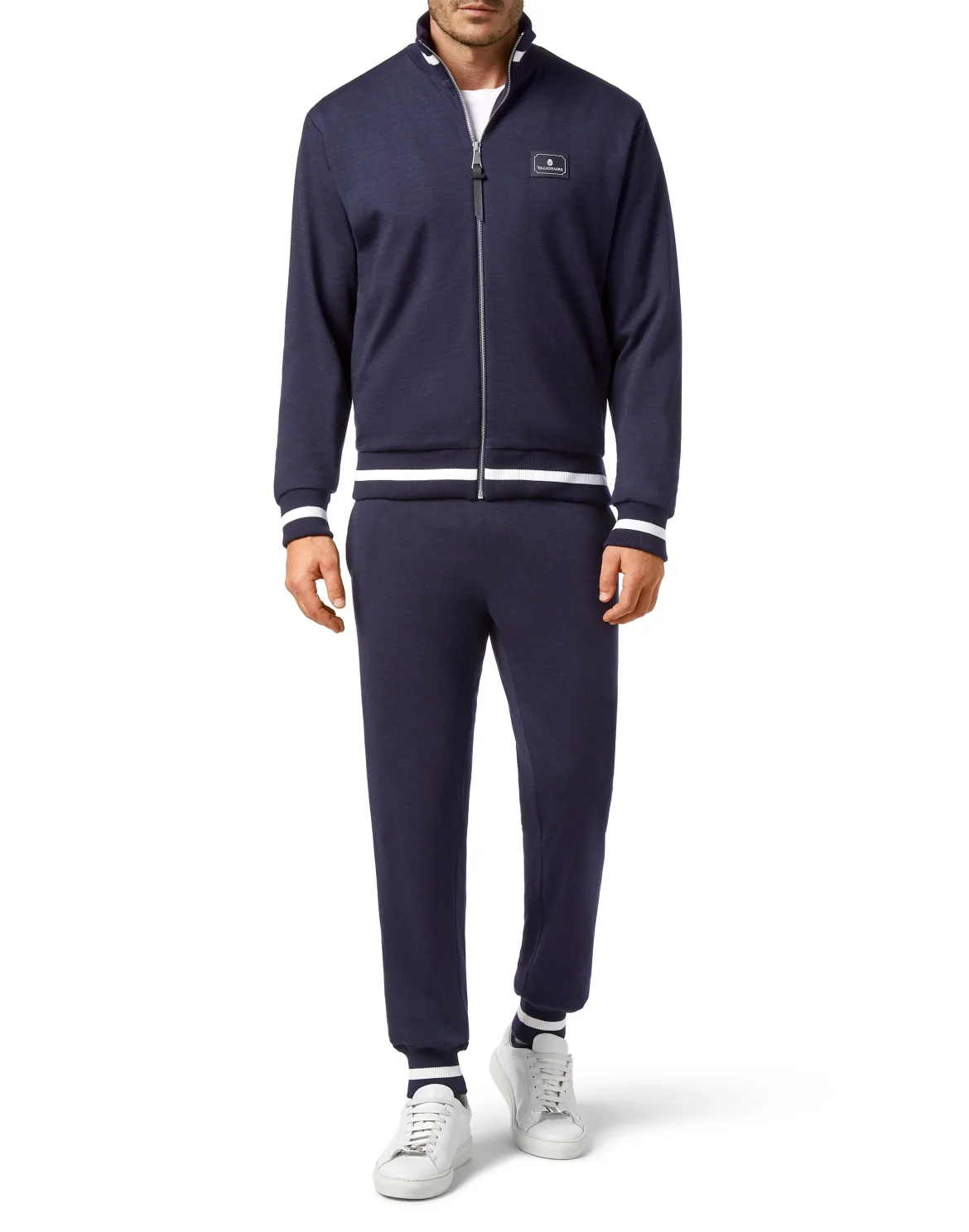 Wool Silk Jacket/Trousers Crest, цвет: Синий