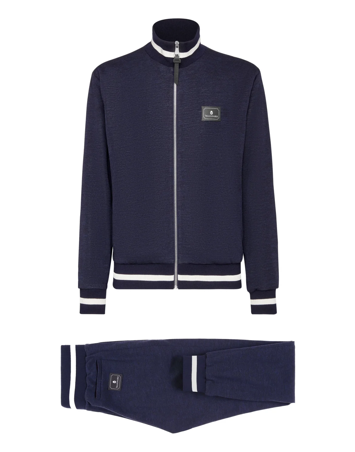 Wool Silk Jacket/Trousers Crest, цвет: Синий
