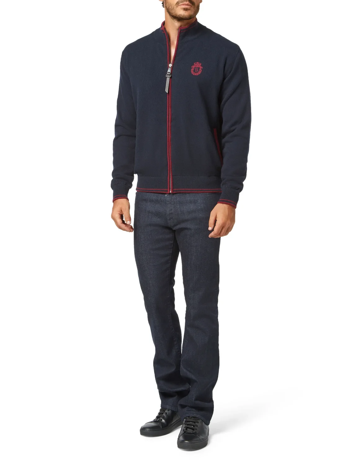 Cashmere Jacket Crest, цвет: Синий