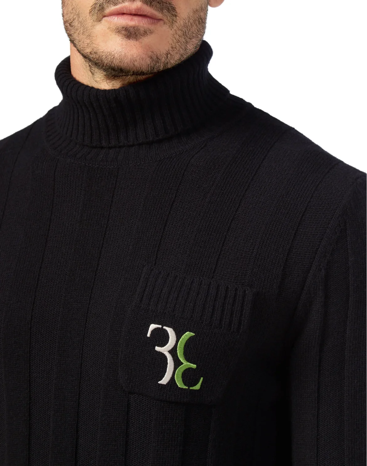 Wool Turtle Neck LS Double B, цвет: Черный