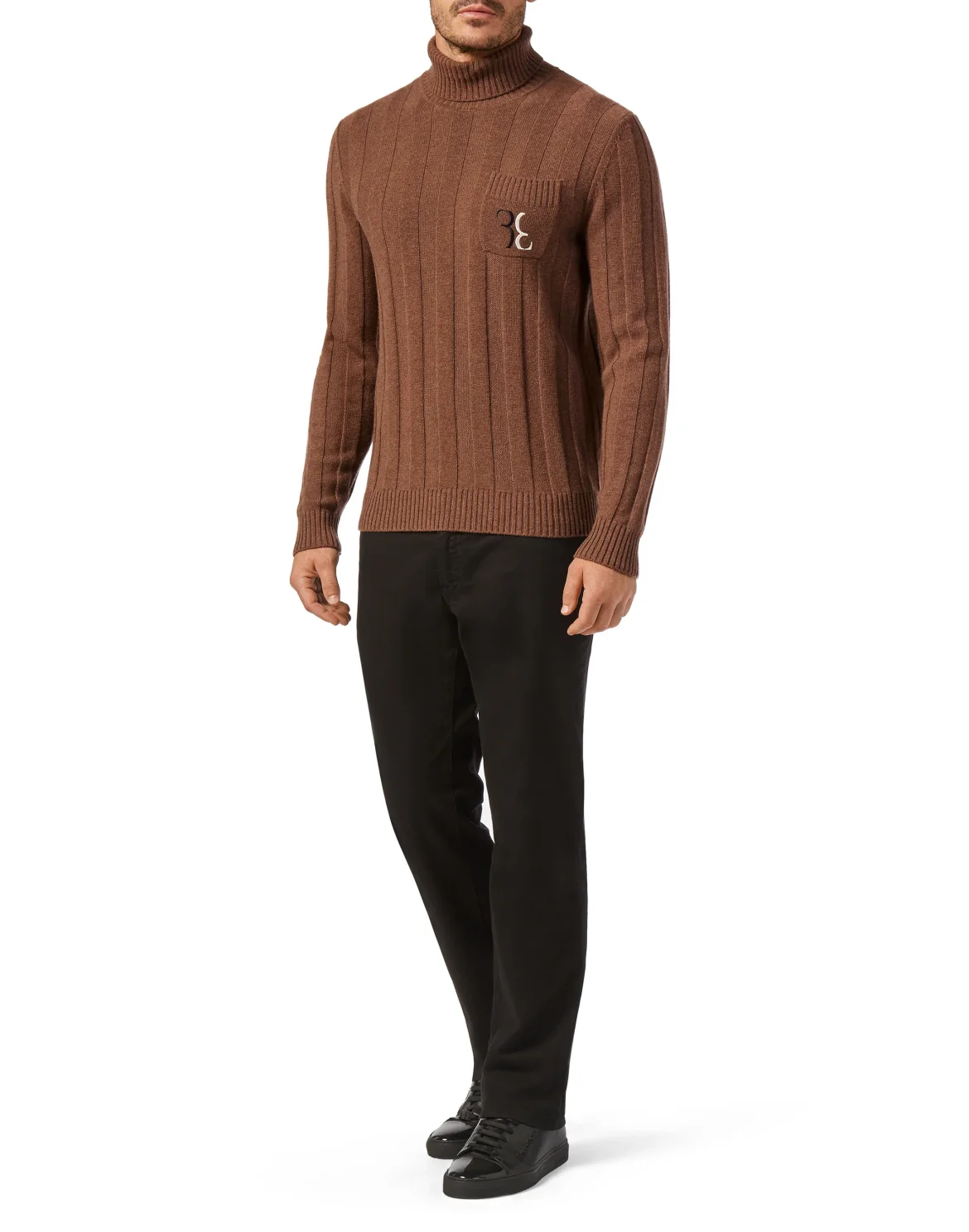 Wool Turtle Neck LS Double B, цвет: Коричневый
