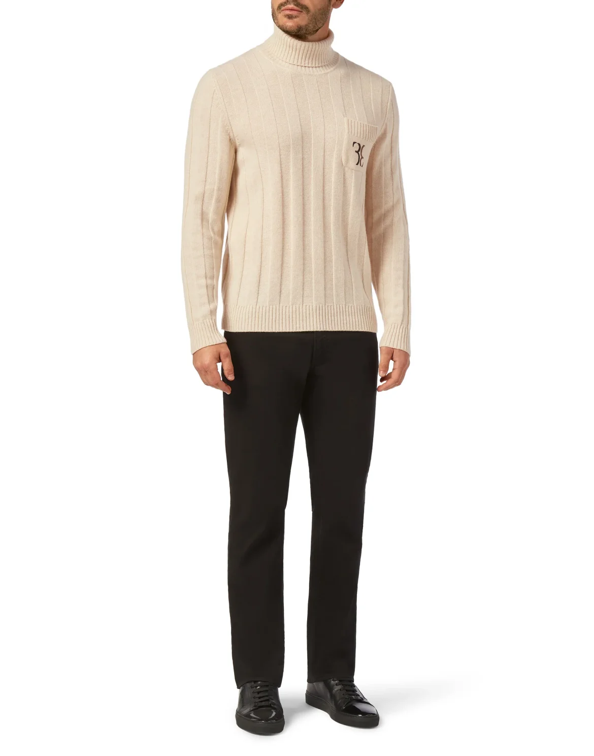 Wool Turtle Neck LS Double B, цвет: Бежевый