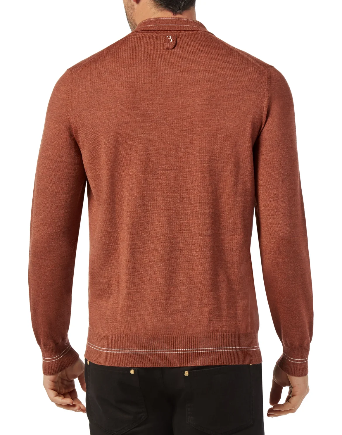 Wool Turtle Neck LS Double B, цвет: Коричневый