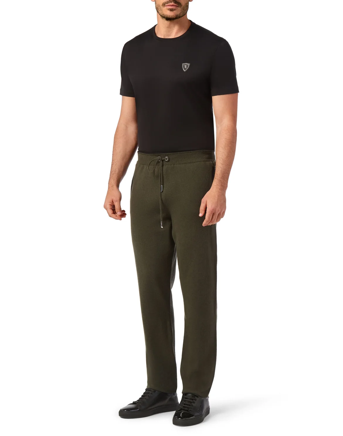 Cashmere Jogging Trousers -T Crest, цвет: Зеленый