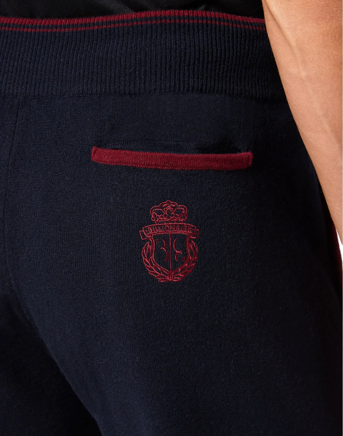 Cashmere Jogging Trousers -T Crest, цвет: Синий