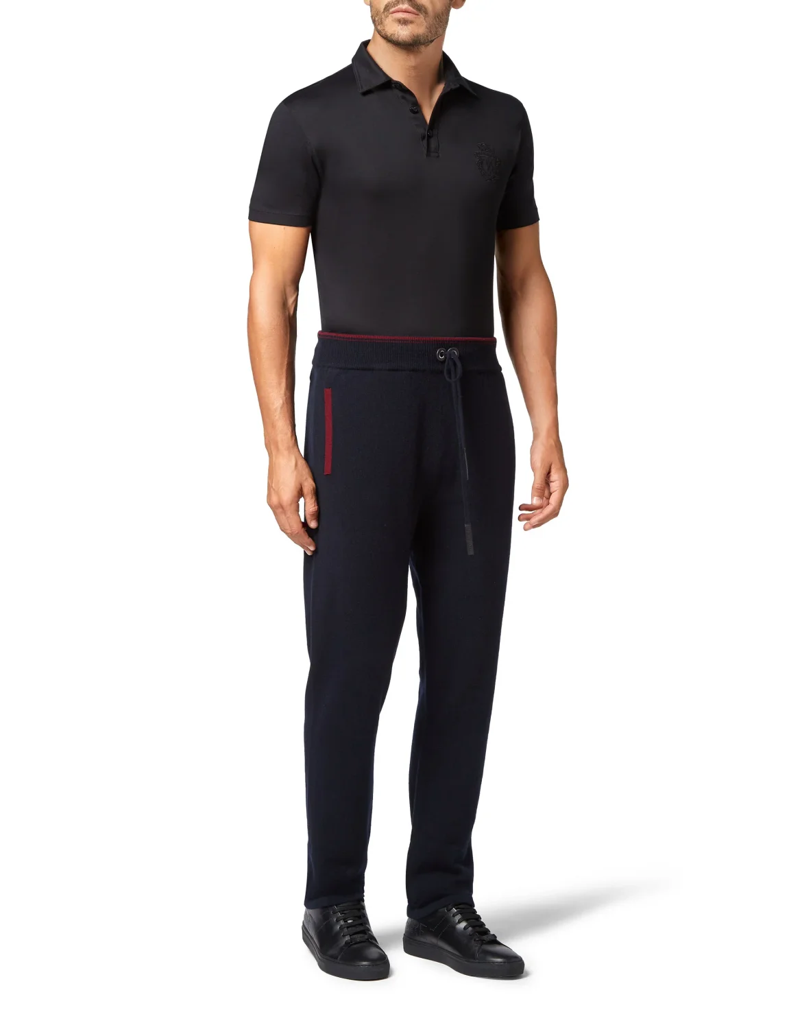 Cashmere Jogging Trousers -T Crest, цвет: Синий