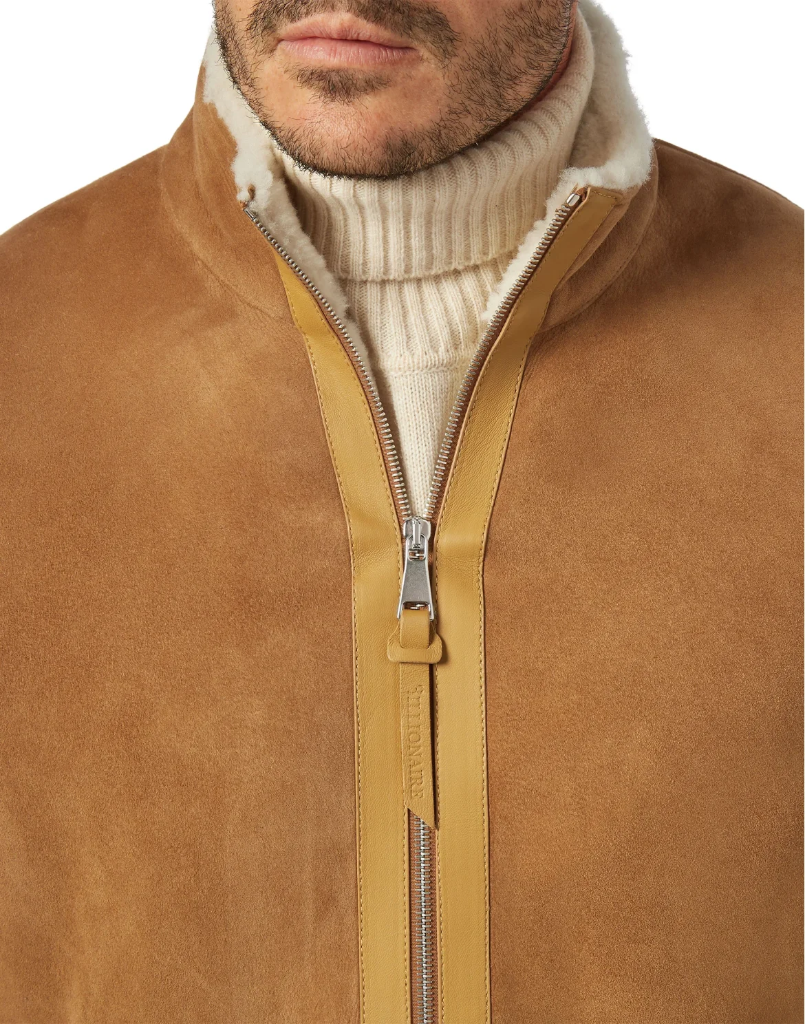 Shearling Jacket Crest, цвет: Коричневый