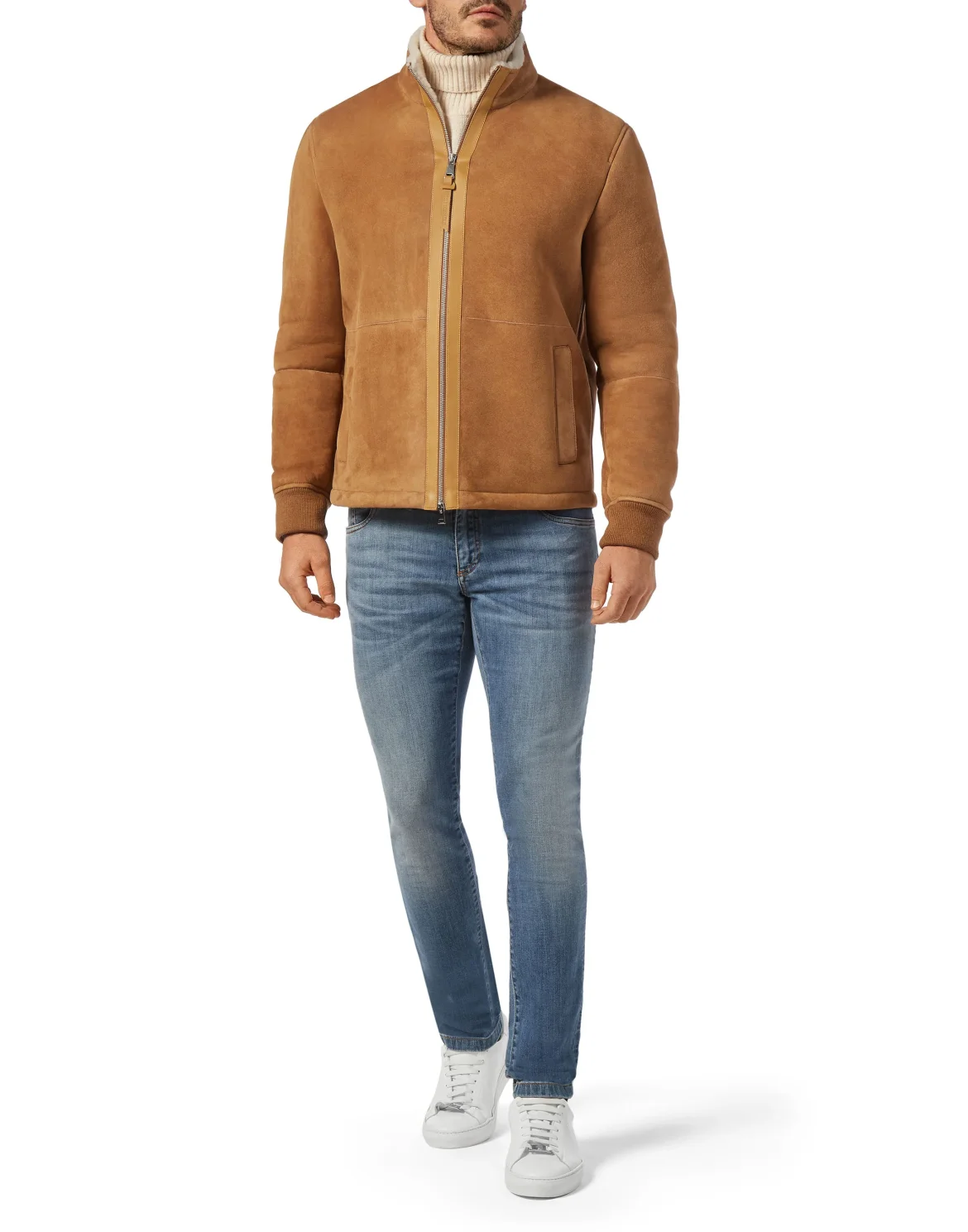 Shearling Jacket Crest, цвет: Коричневый