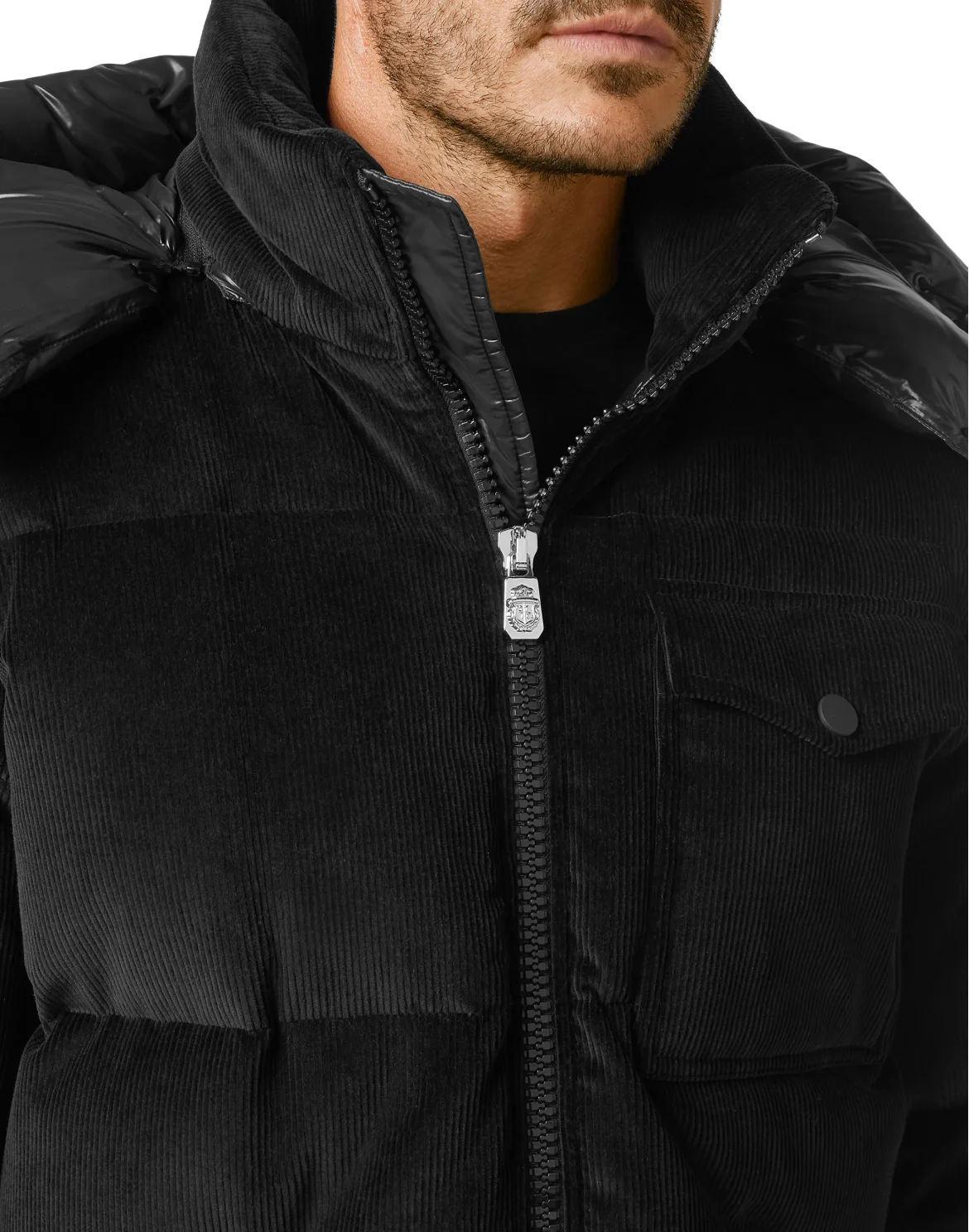 Corduroy Jacket Crest, цвет: Черный