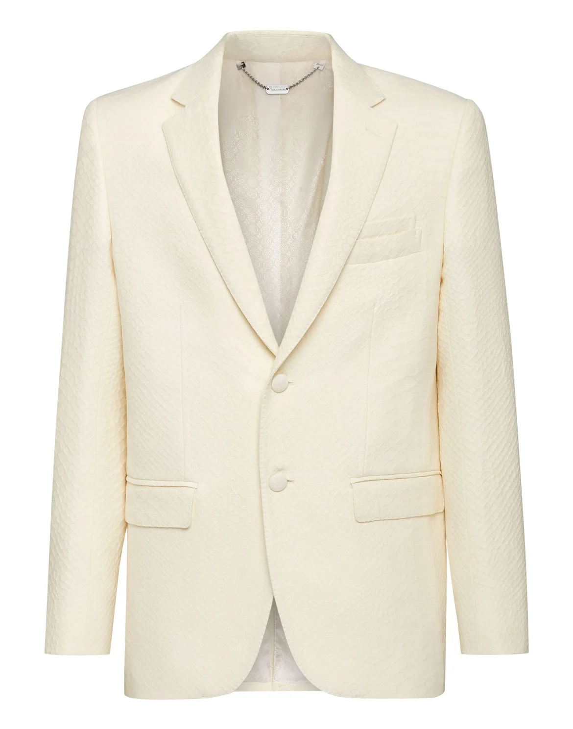 Blazer Tailored Fit Jacquard Animalier print, цвет: Белый