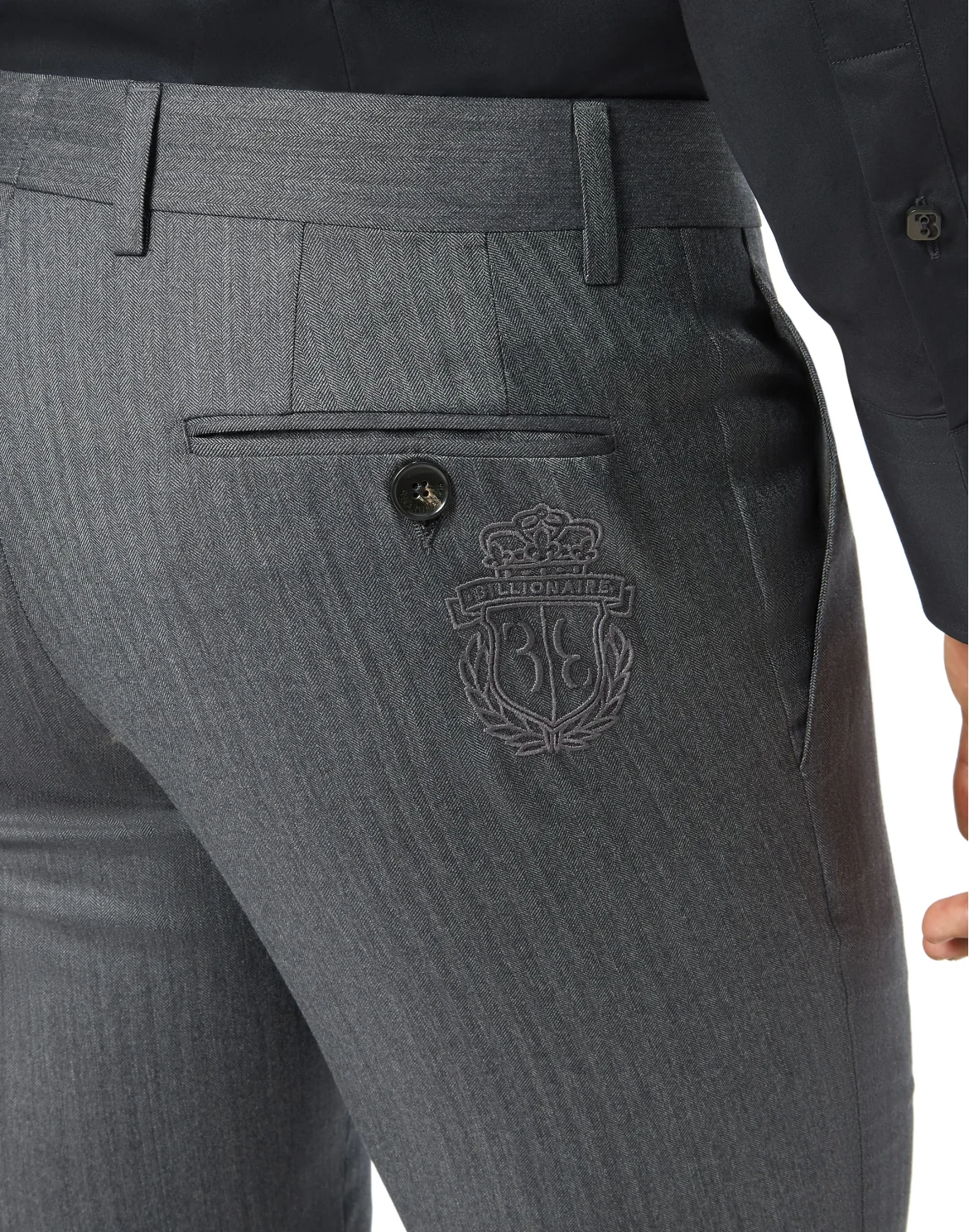 Long Trousers Crest, цвет: Серый