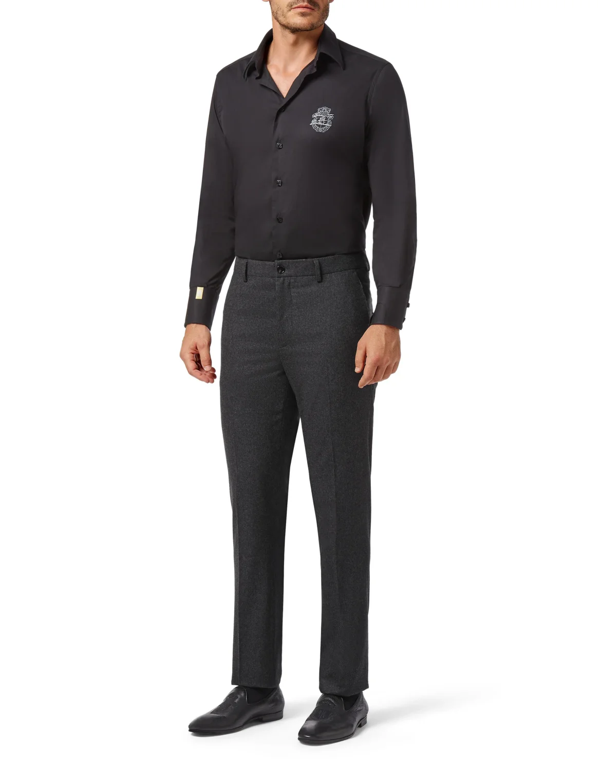 Wool Long Trousers Iconic, цвет: Черный