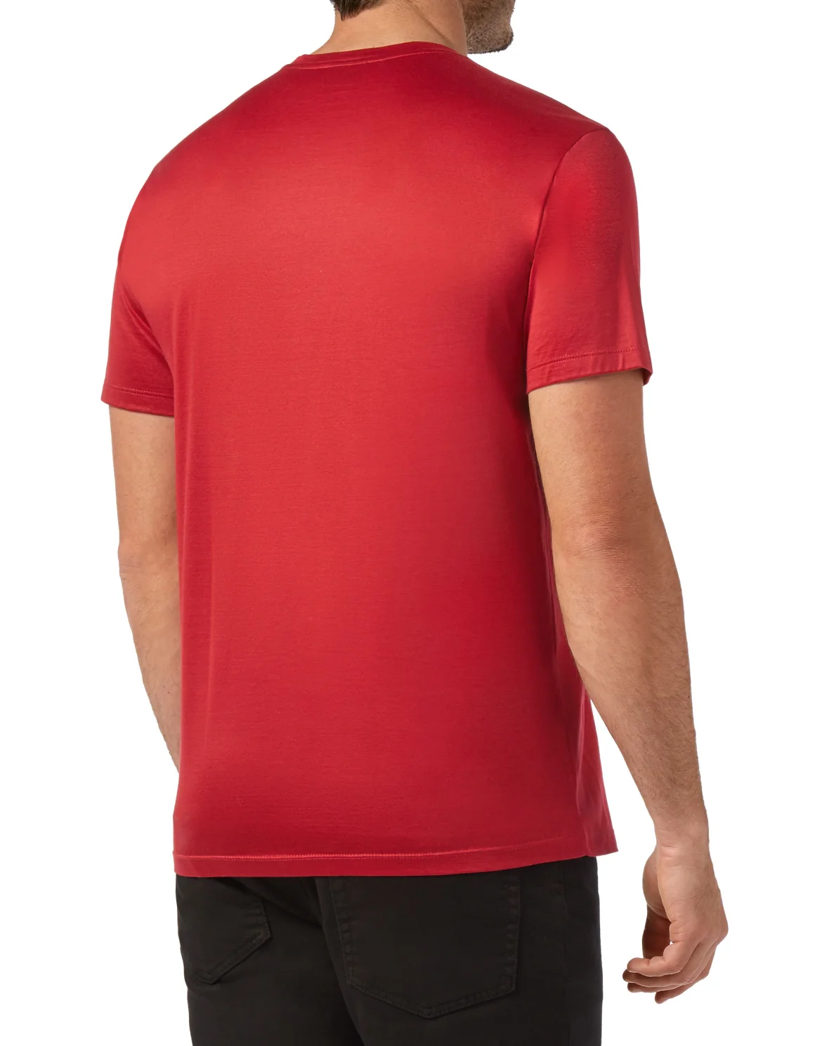 T-shirt Round Neck SS Wolf, цвет: Красный