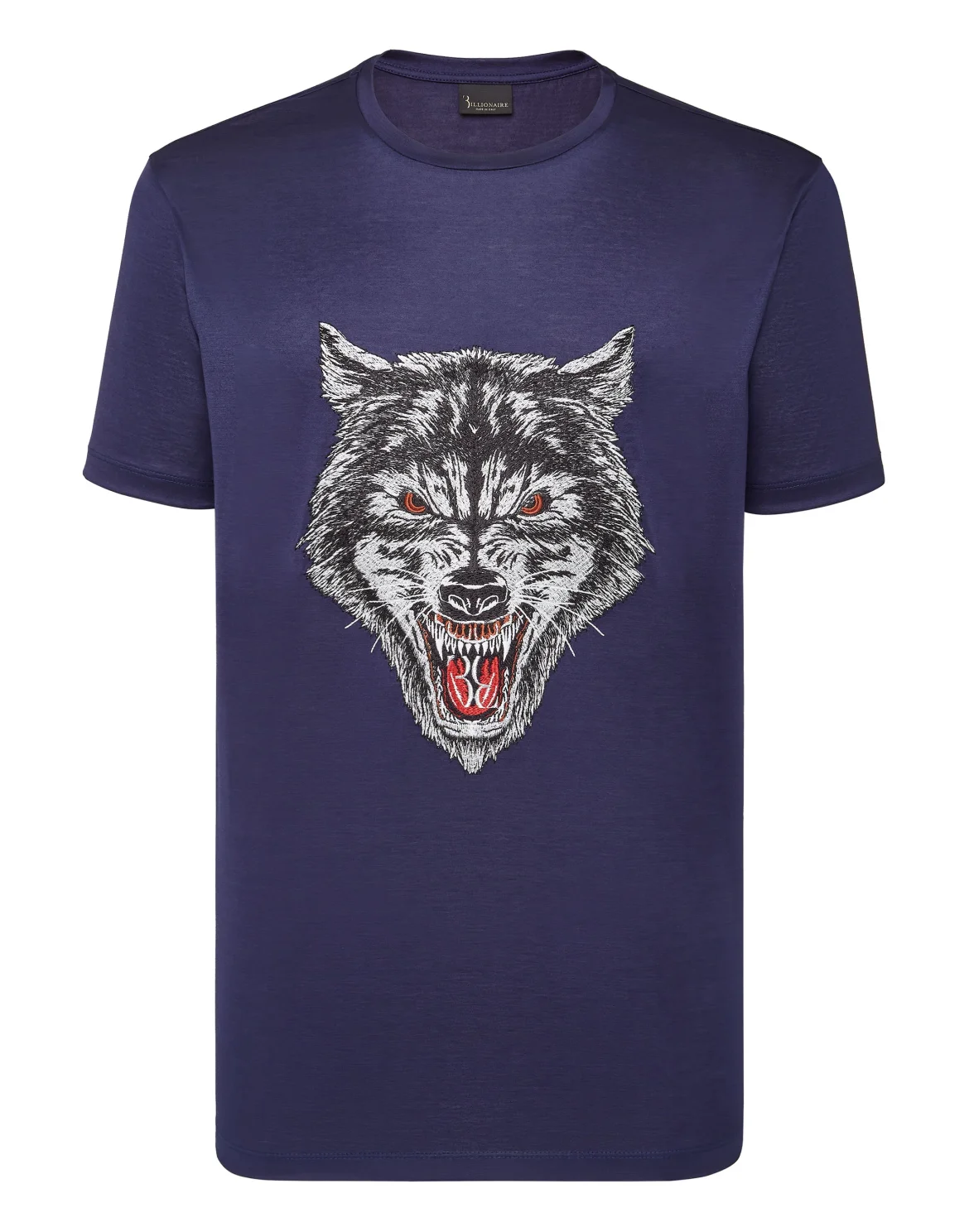 T-shirt Round Neck SS Wolf, цвет: Синий