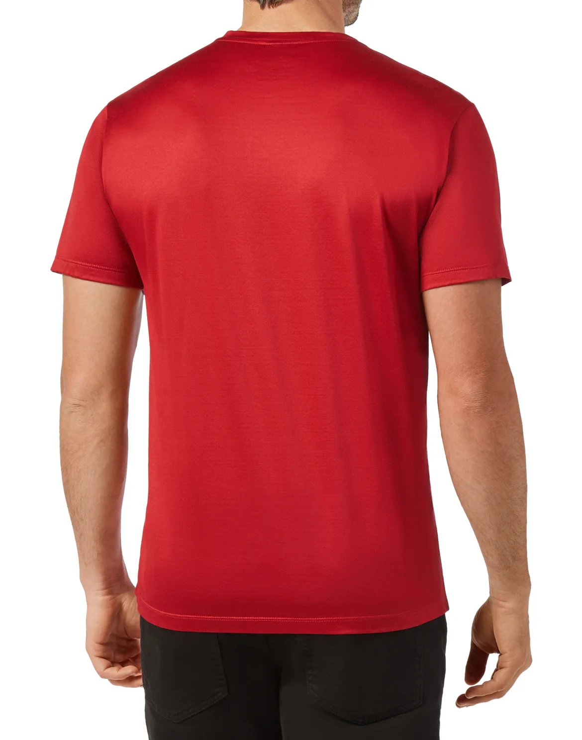 T-shirt Round Neck SS Wolf, цвет: Красный