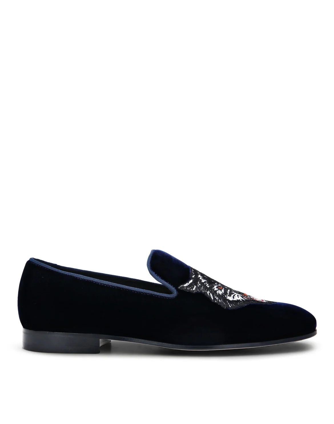 Velvet Loafers Wolf, цвет: Синий