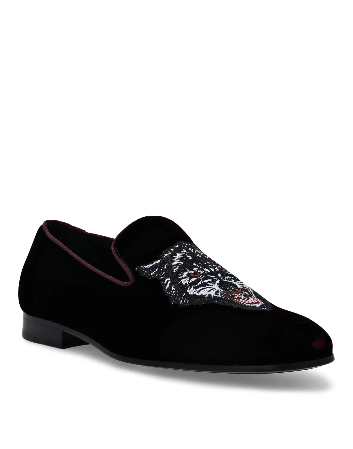 Velvet Loafers Wolf, цвет: Красный
