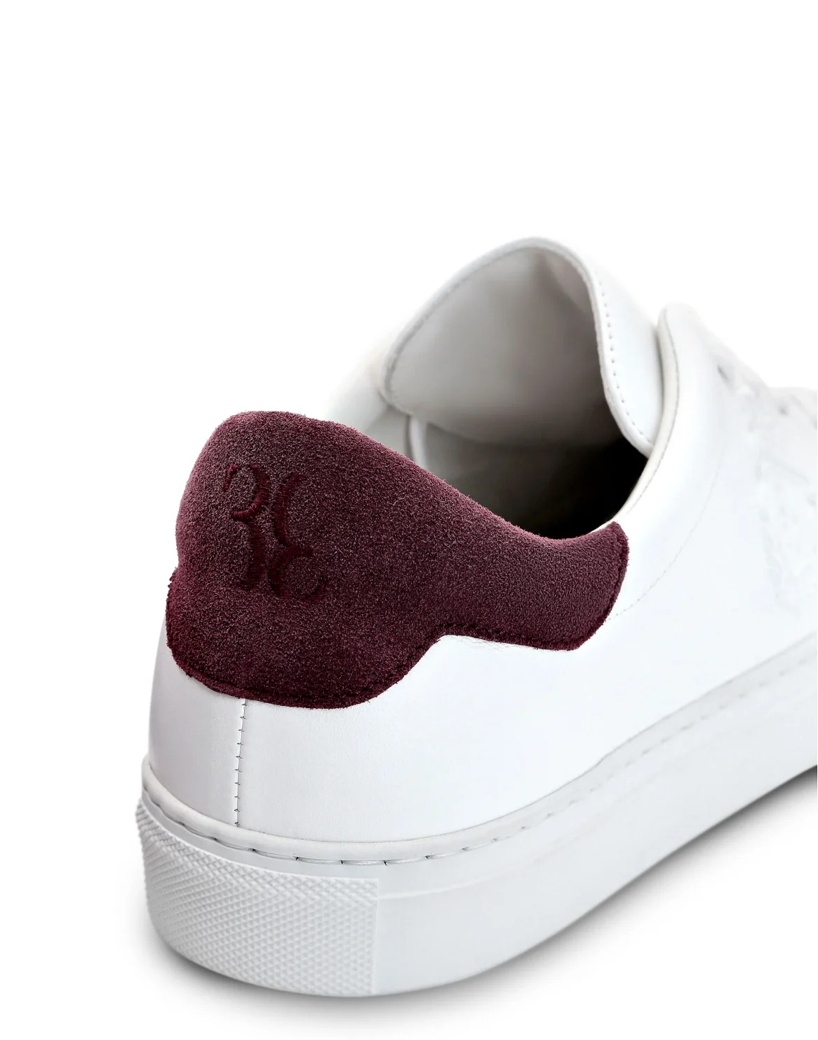 Leather Lo-Top Sneakers Crest, цвет: Белый