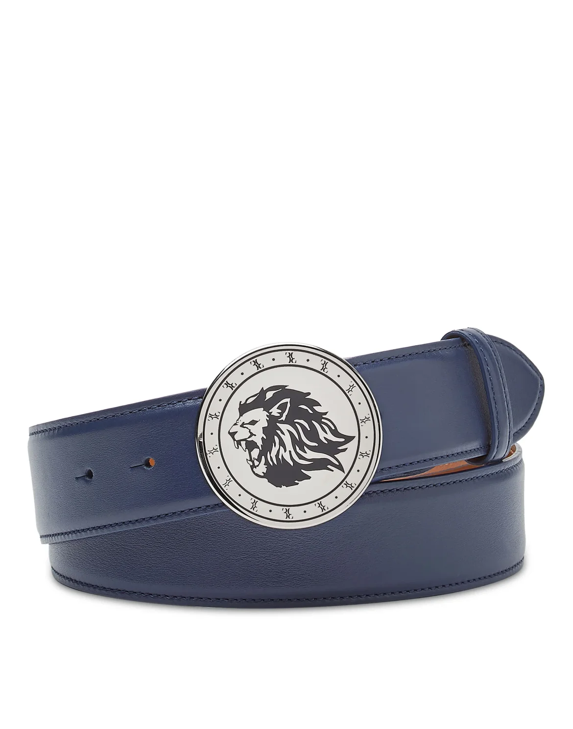 Leather Belt, цвет: Синий