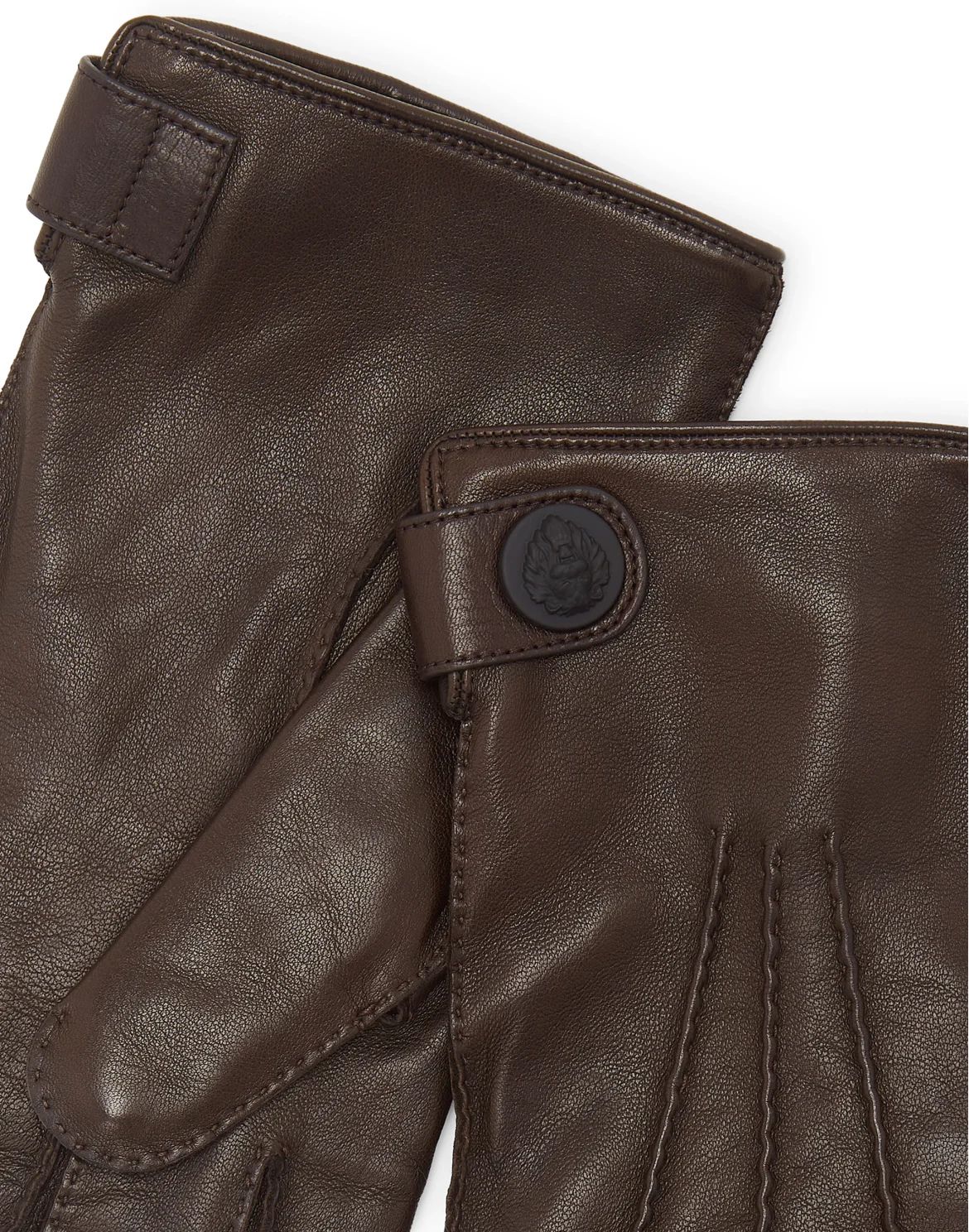 Leather Lo-gloves, цвет: Коричневый