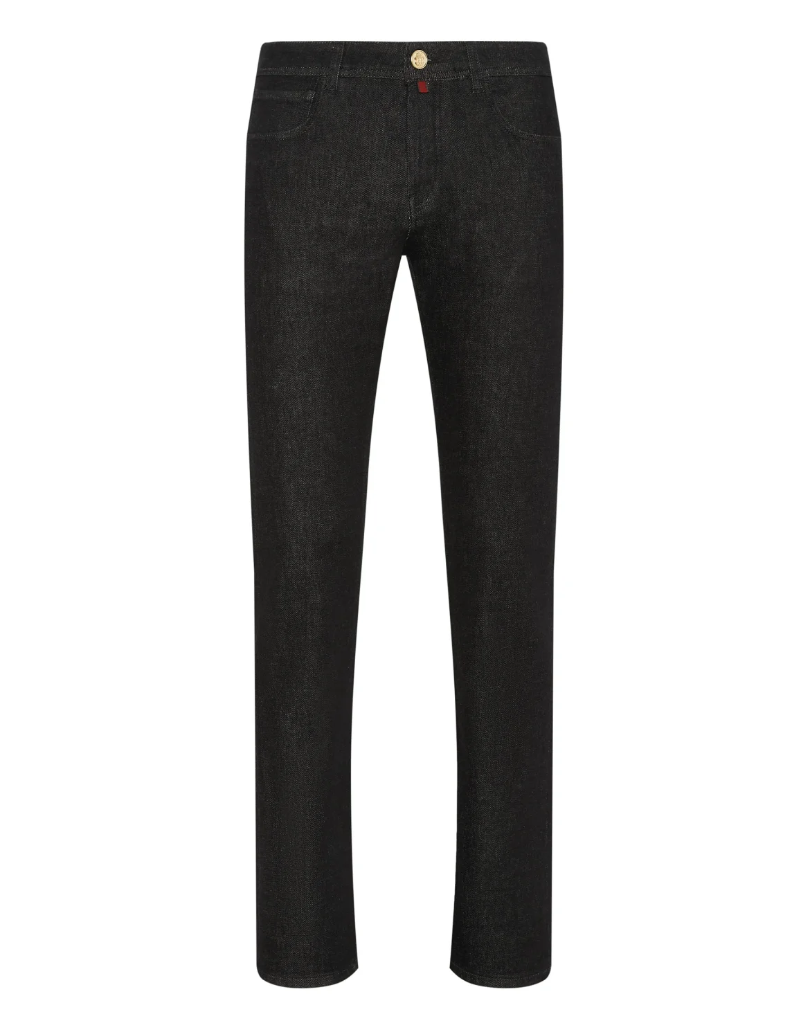 Denim Trousers Super Straight Cut Crest, цвет: Черный