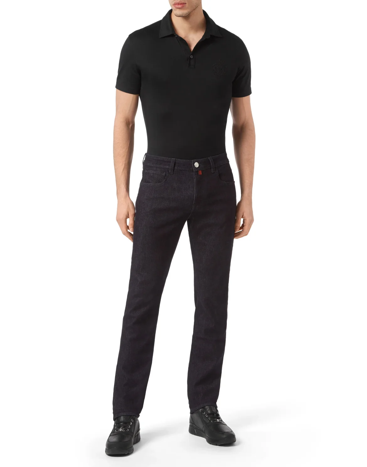 Denim Trousers Super Straight Cut Crest, цвет: Синий