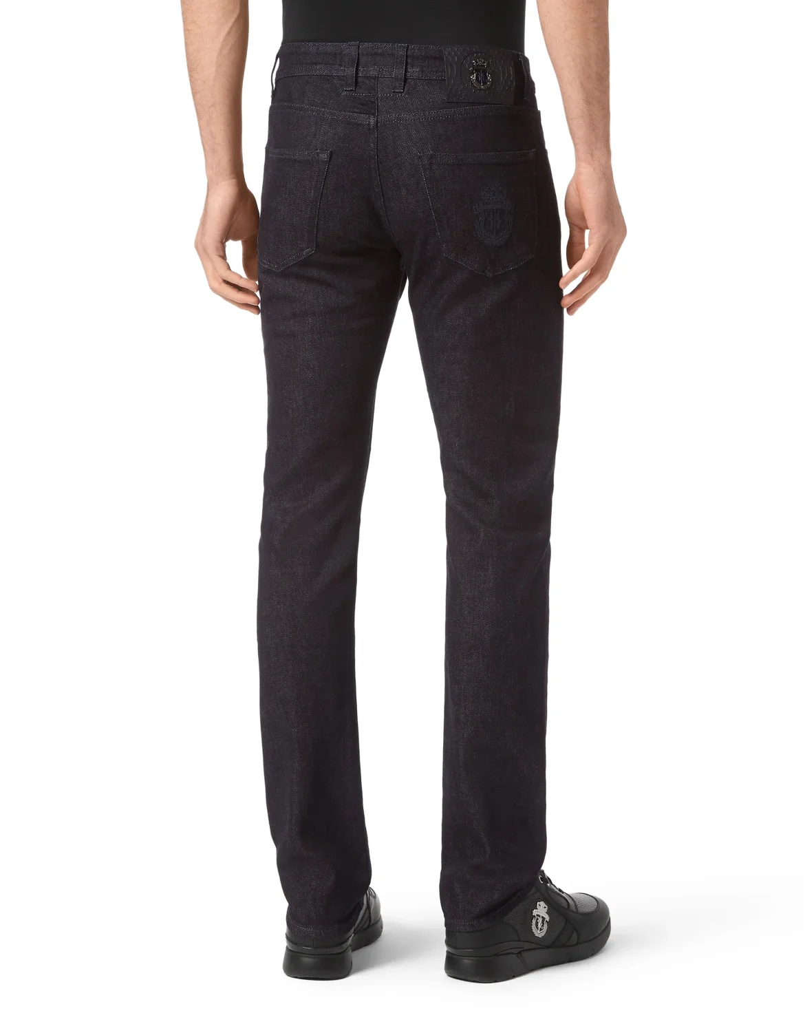 Denim Trousers Super Straight Cut Crest, цвет: Синий