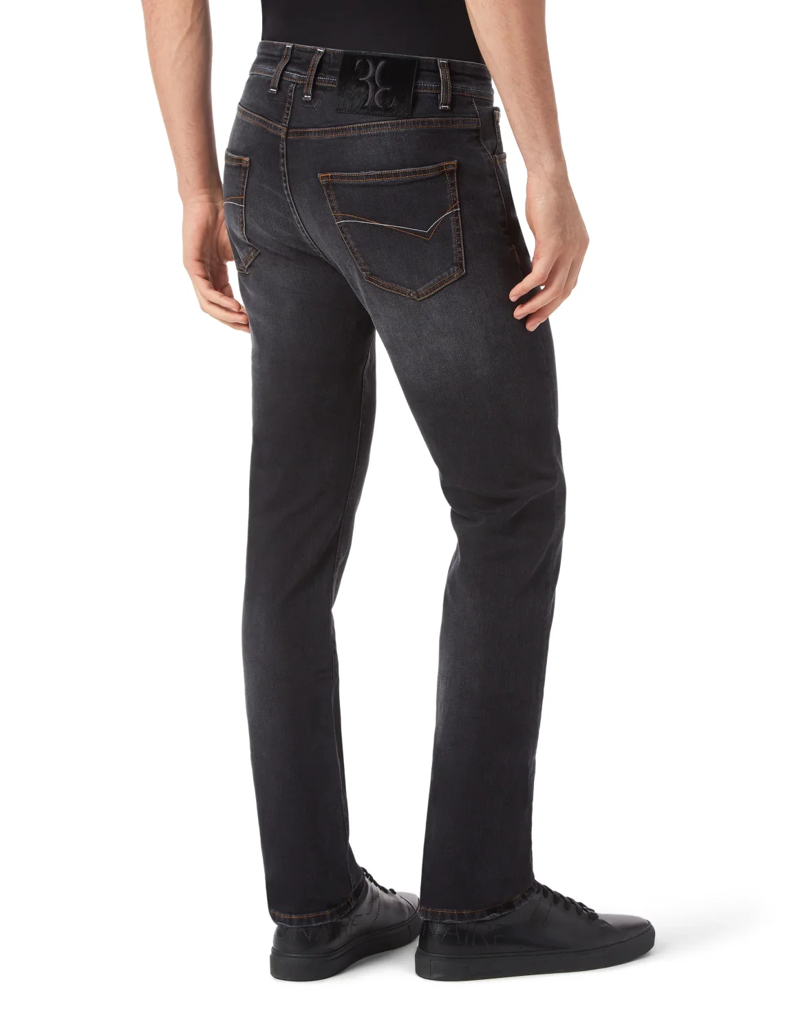 Denim Trousers Super Straight Cut, цвет: Черный