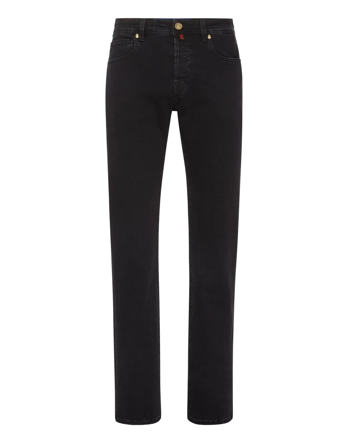 Denim Trousers Regular fit Patches, цвет: Черный